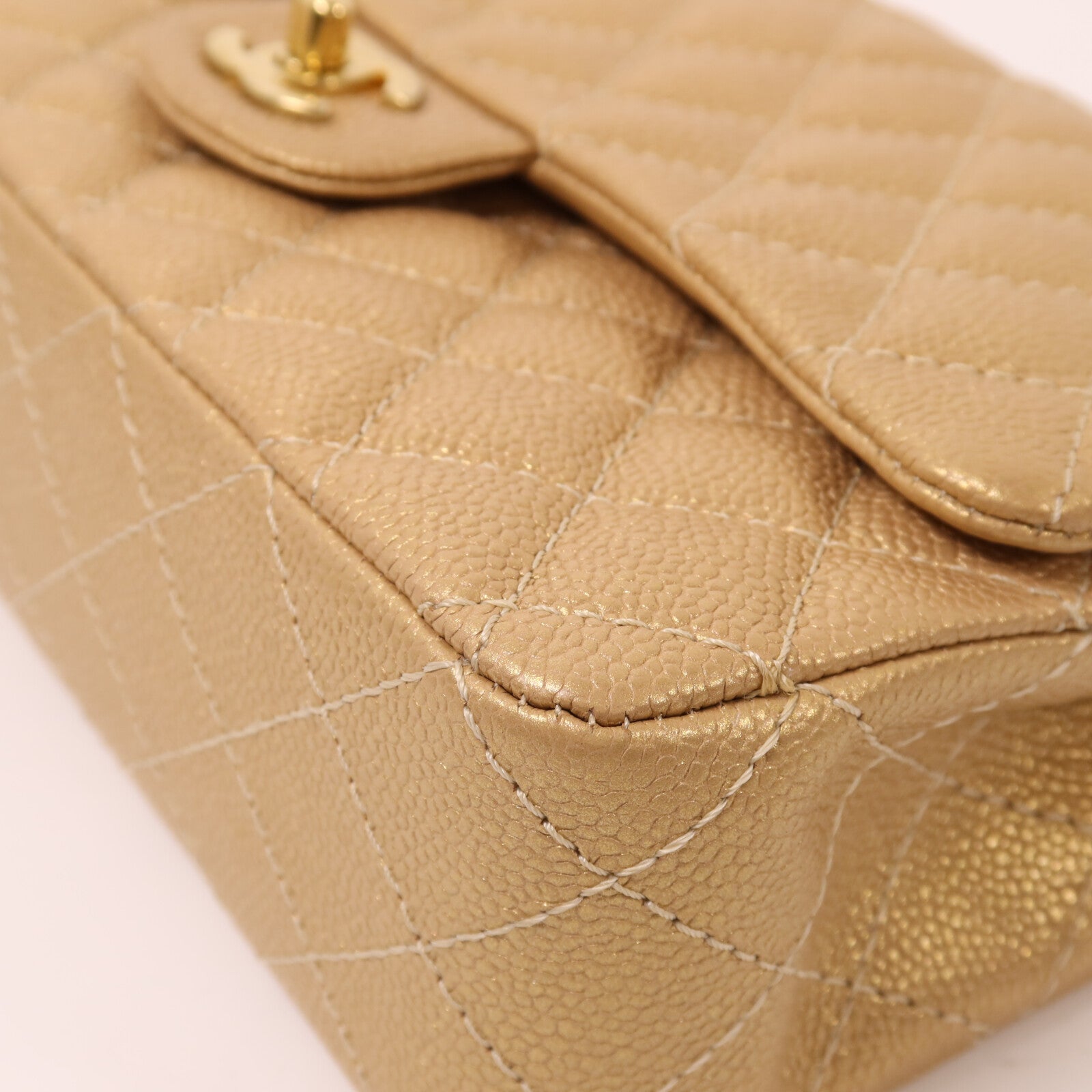 CHANEL 牛皮皮革Classic 25金扣鏈帶肩背袋