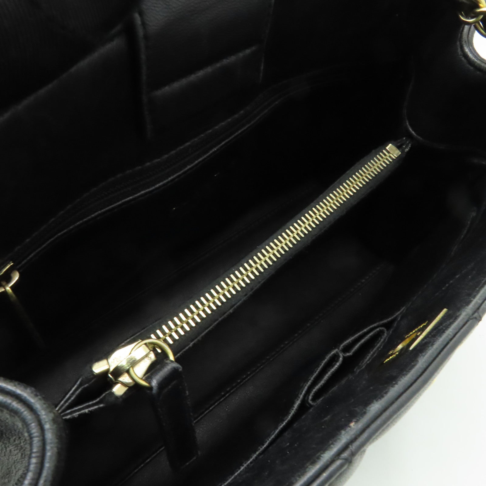 CHANEL 【激減優惠】菱格羊皮皮革Chain Choulder Bag金扣鏈帶肩背袋黒色