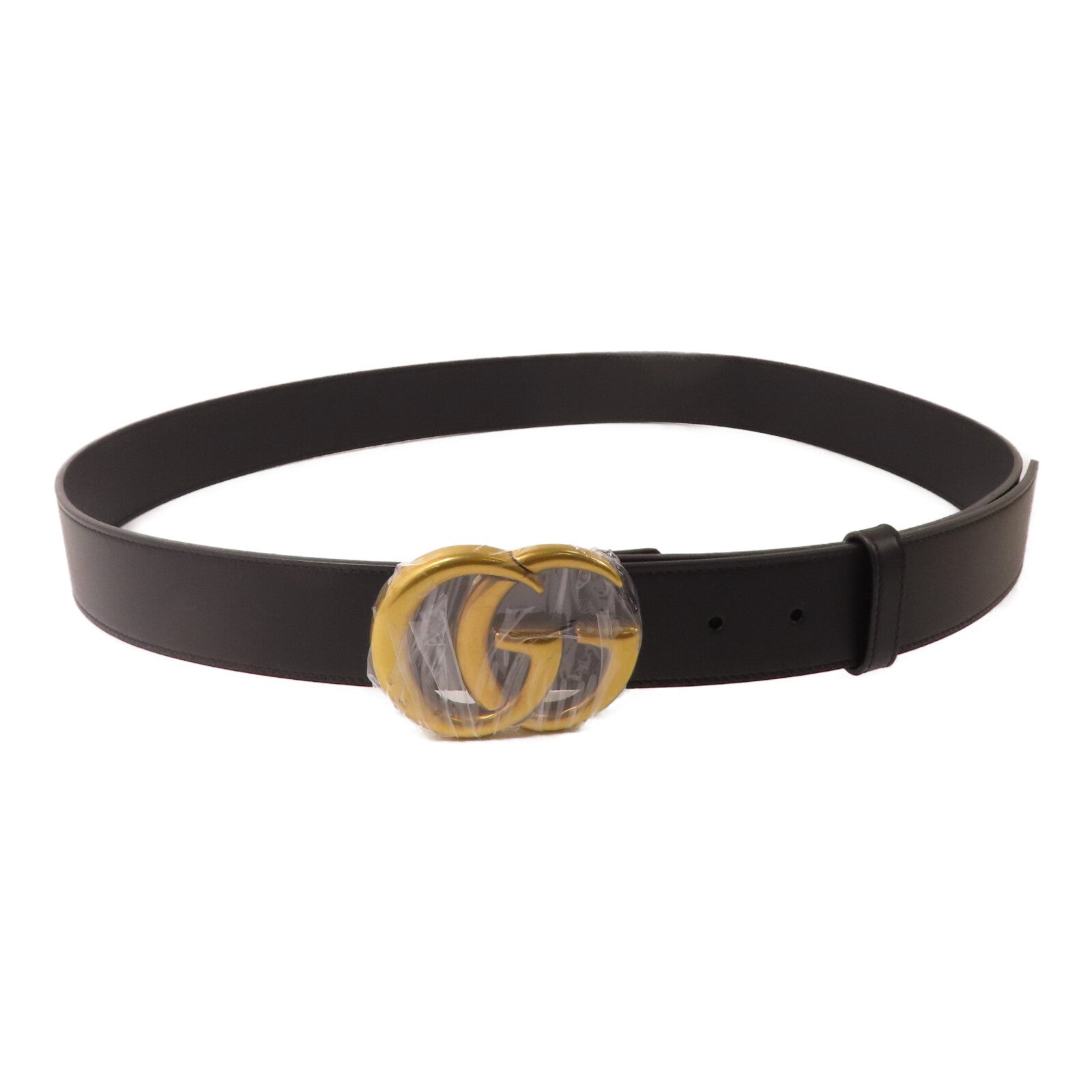GUCCI 牛皮皮革Belt金扣皮帶