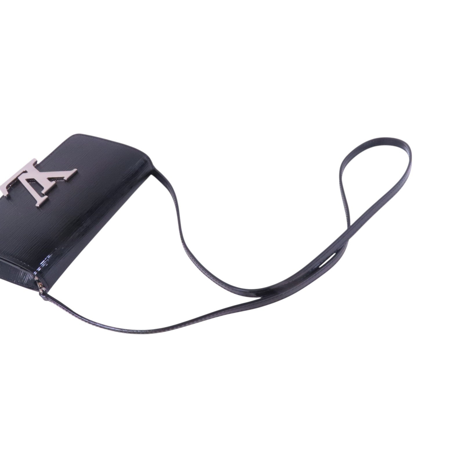 LOUIS VUITTON Epi Leather Pochette Louise PM銀扣肩背袋