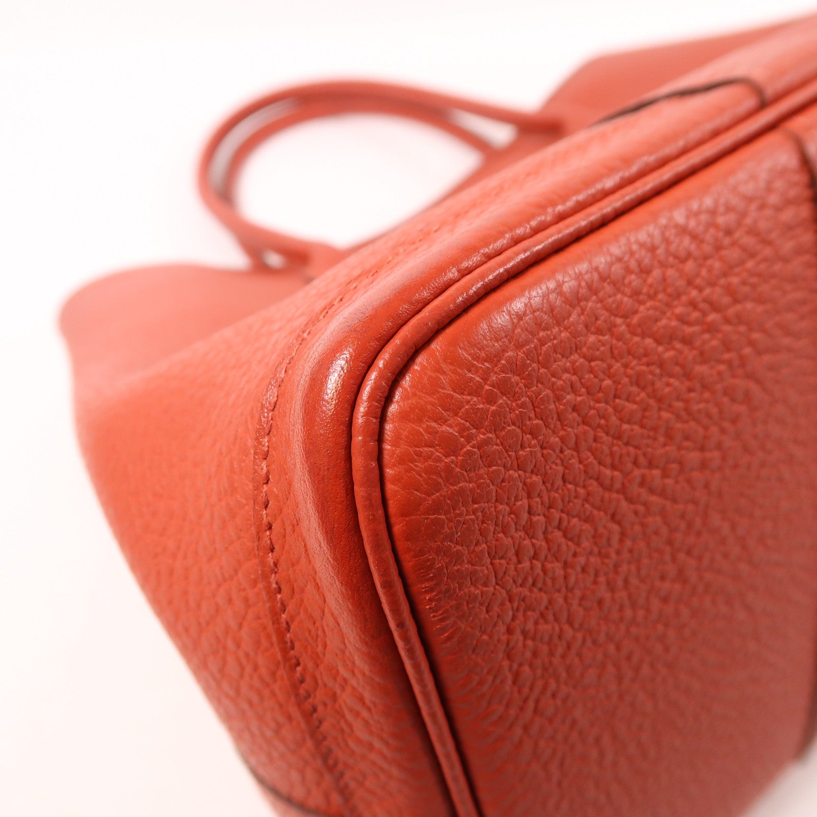 HERMES Negonda皮革Garden Party PM銀扣手挽袋