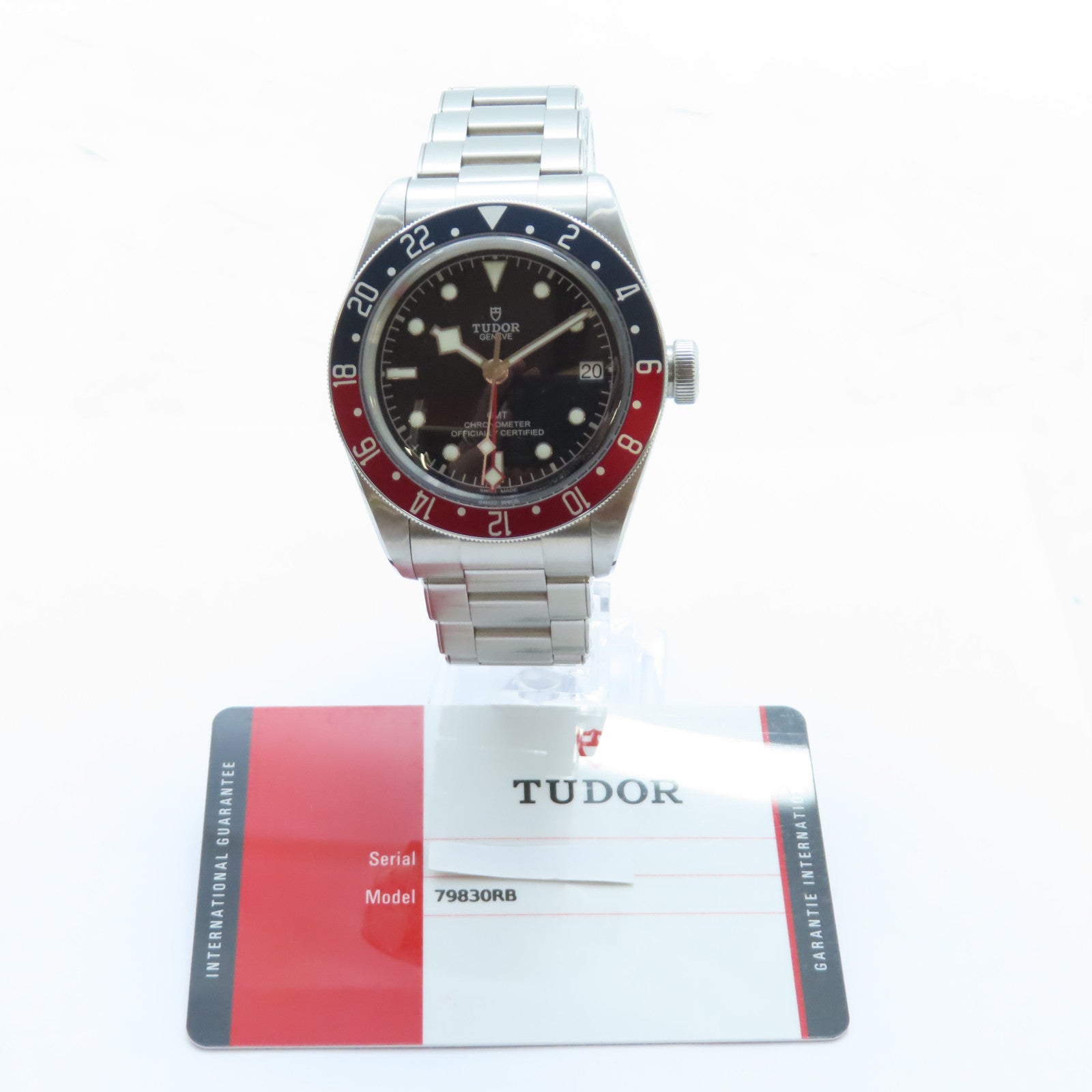TUDOR Black Bay GMT不鏽鋼手錶自動機芯黑色
