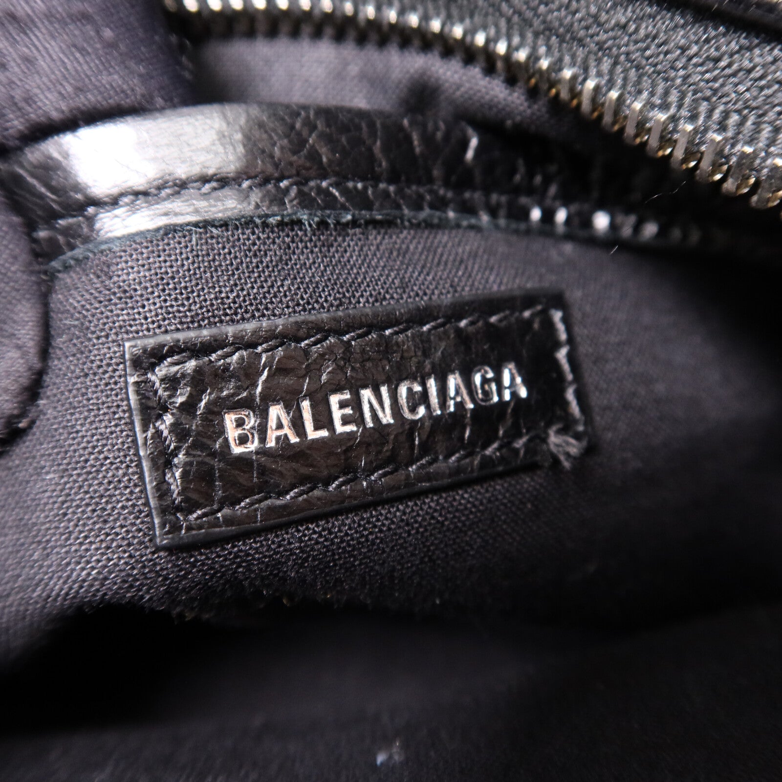 BALENCIAGA 羊皮皮革Nano City銀扣手挽肩背兩用袋