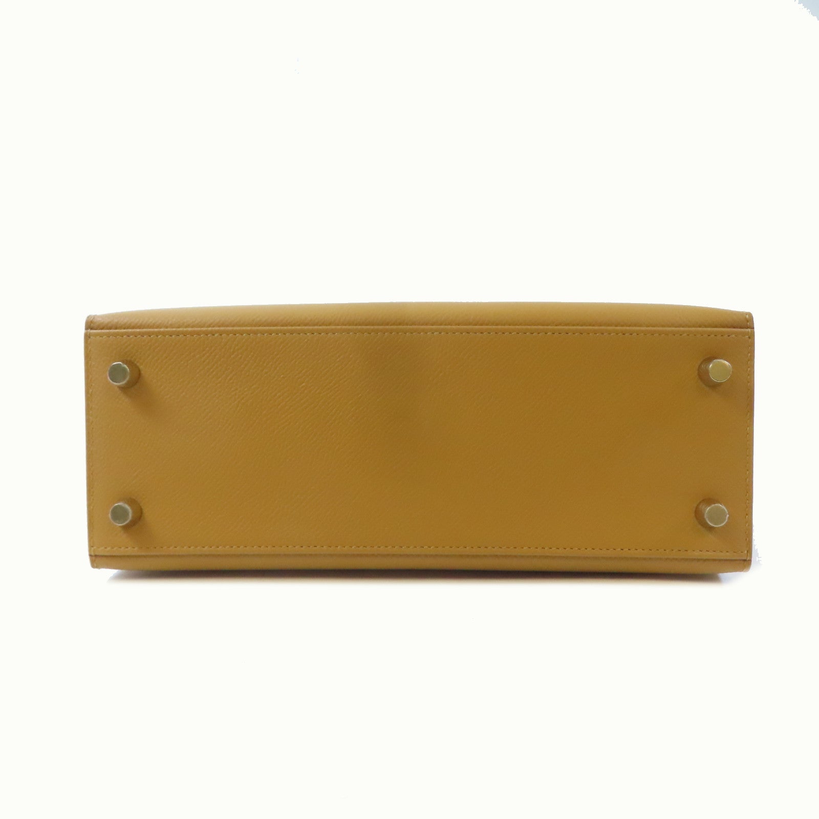 HERMES Epsom皮革Kelly 25金扣手挽肩背兩用袋Sesame/啡色