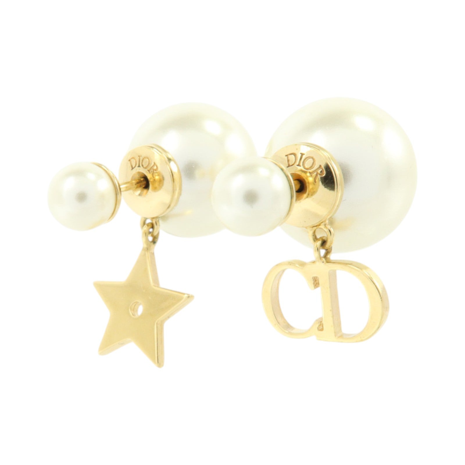 Dior PVC/金屬Tribales Earrings耳環
