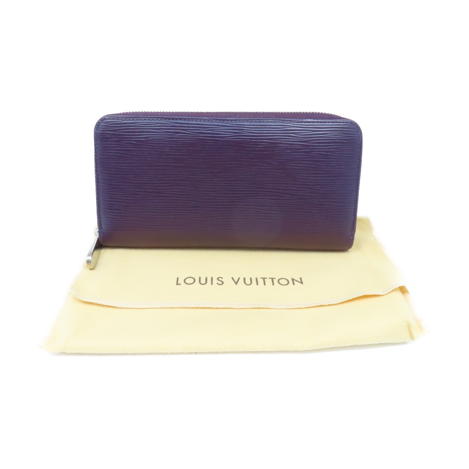 LOUIS VUITTON 【激減優惠】Epi Round Zipper Long Wallet銀扣拉鏈長錢包紫色
