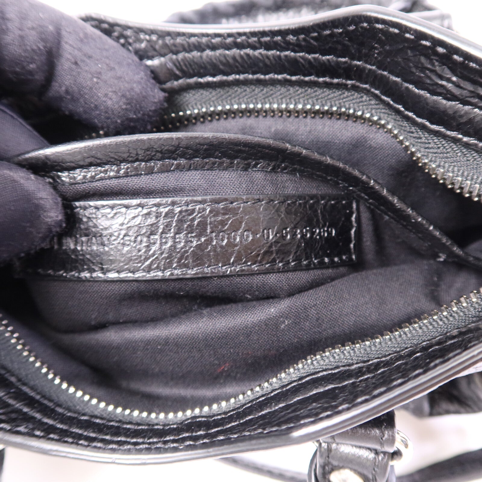 BALENCIAGA 羊皮皮革Nano City銀扣手挽肩背兩用袋