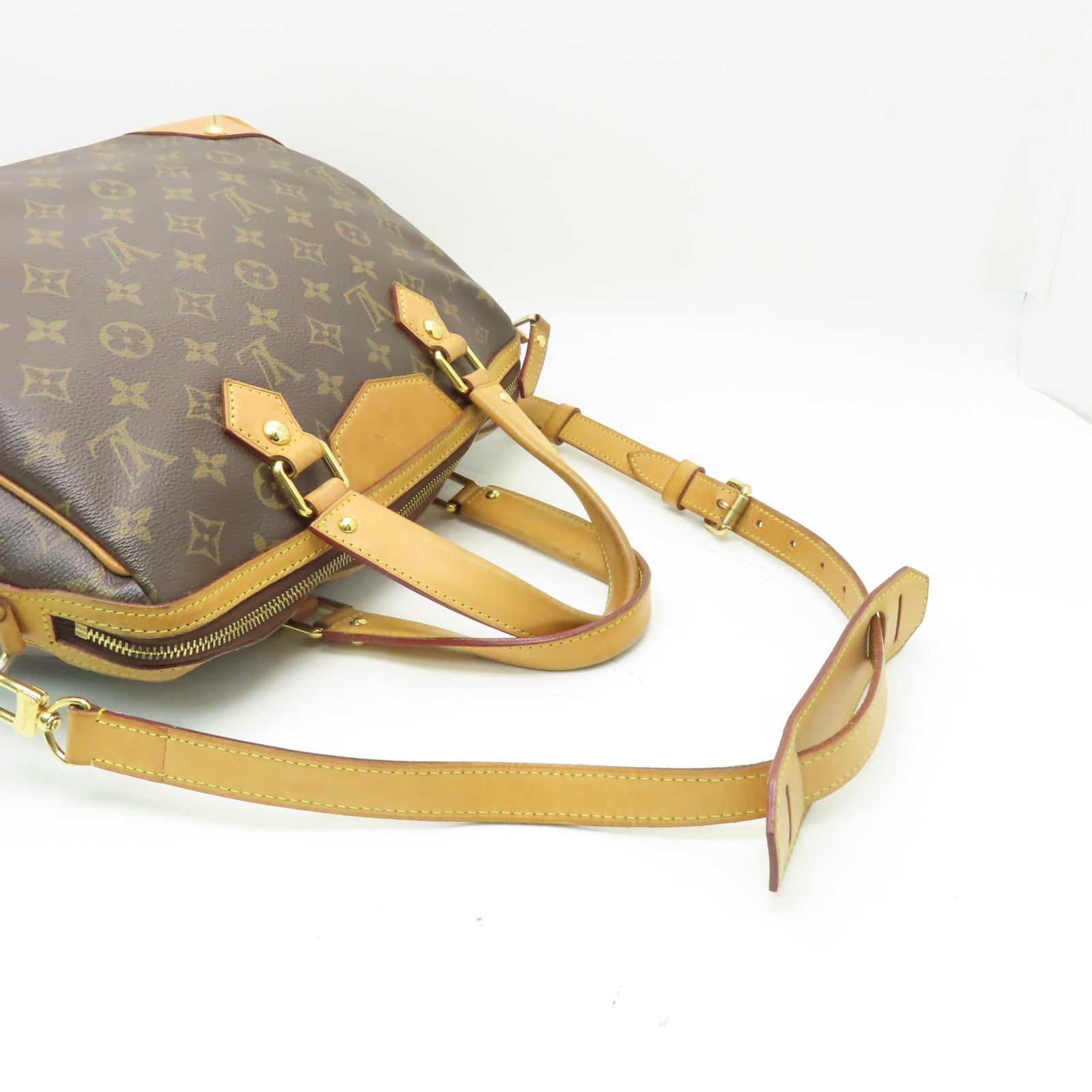 LOUIS VUITTON 【激減優惠】Monogram Retiro PM金扣手挽肩背兩用袋棕色