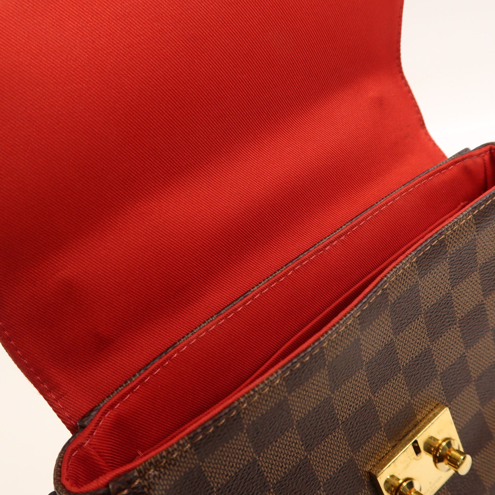LOUIS VUITTON 【激減優惠】Damier Croisette金扣手挽肩背兩用袋