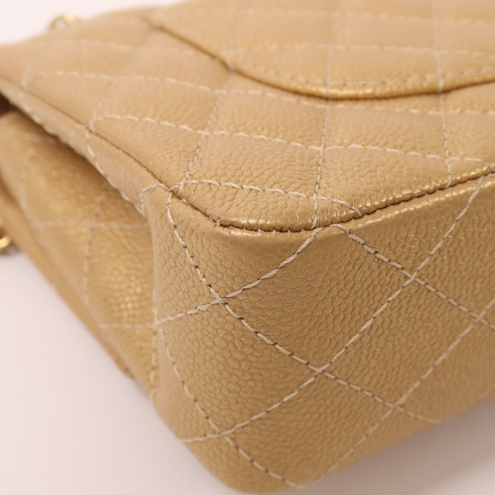 CHANEL 牛皮皮革Classic 25金扣鏈帶肩背袋