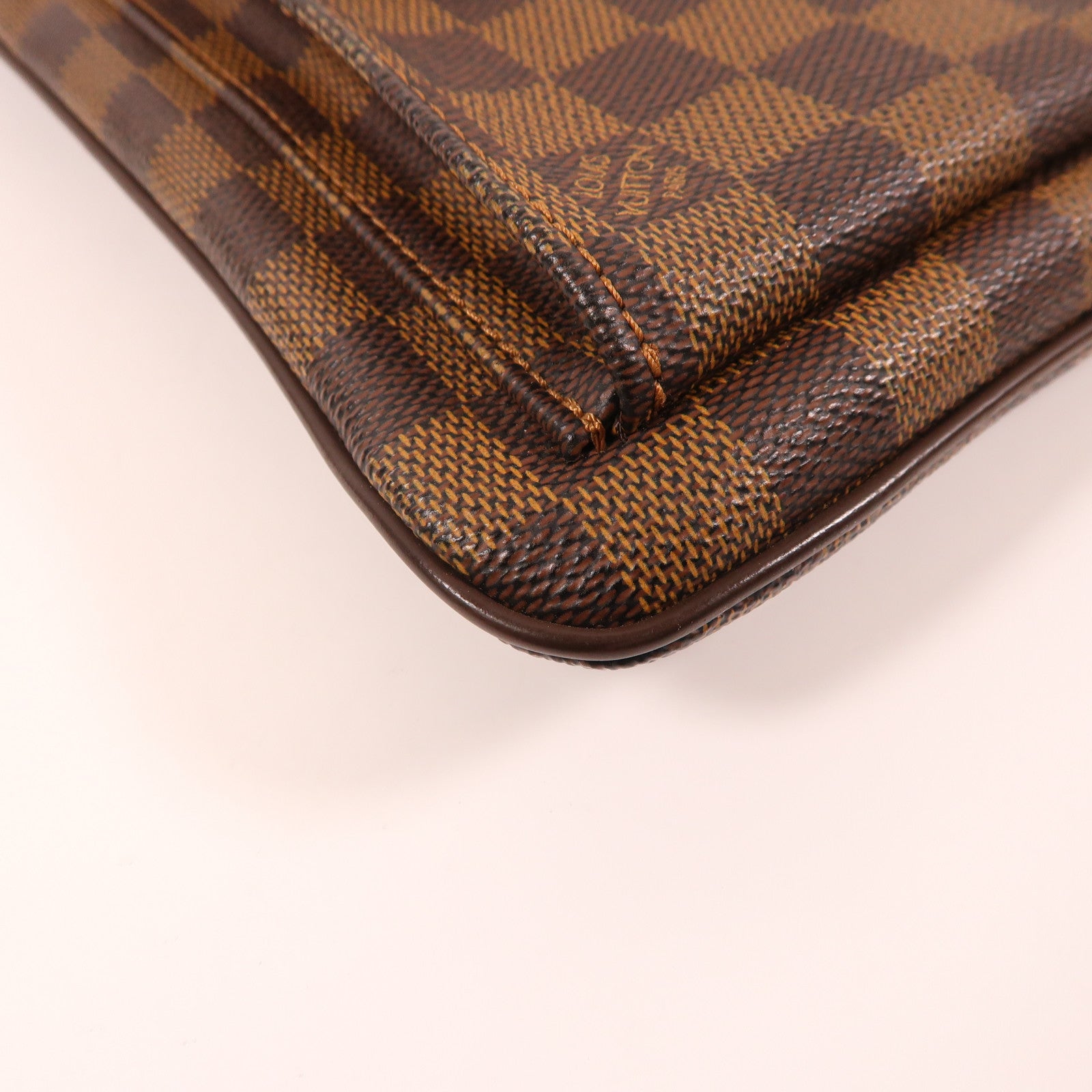 LOUIS VUITTON Damier Ebene Melville肩背袋啡色