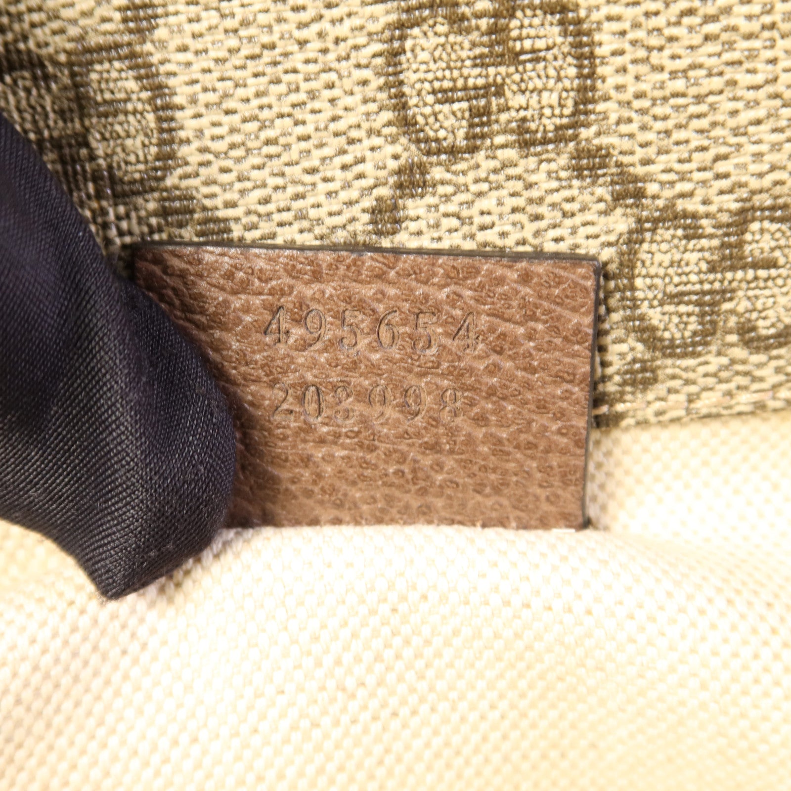 GUCCI 塗層帆布GG Messenger Bag金扣肩背袋