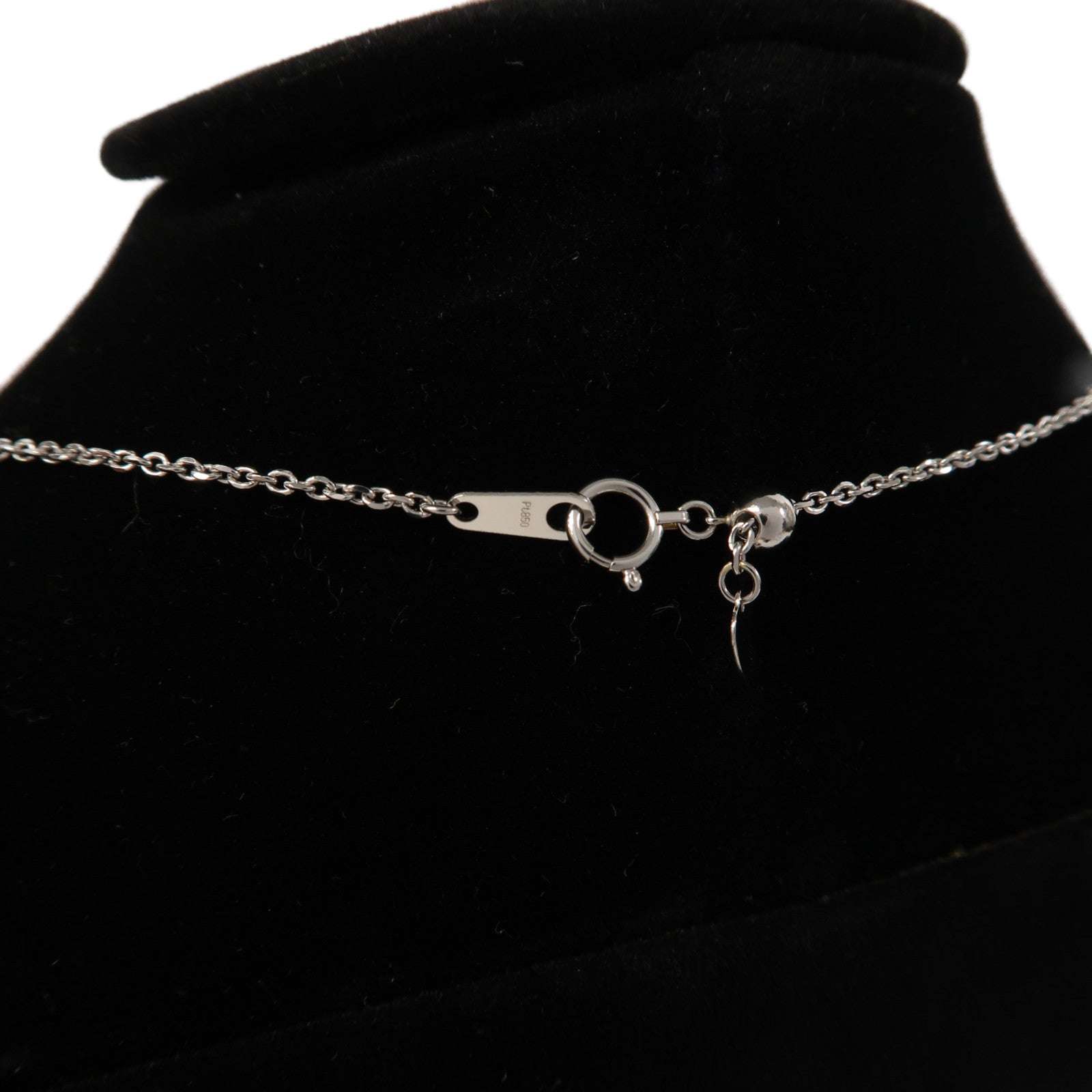 JEWELRY 【激減優惠】PT900/PT850鉑金Emerald Necklace 3.289ct綠寶石/1.18ct鑽石項鍊