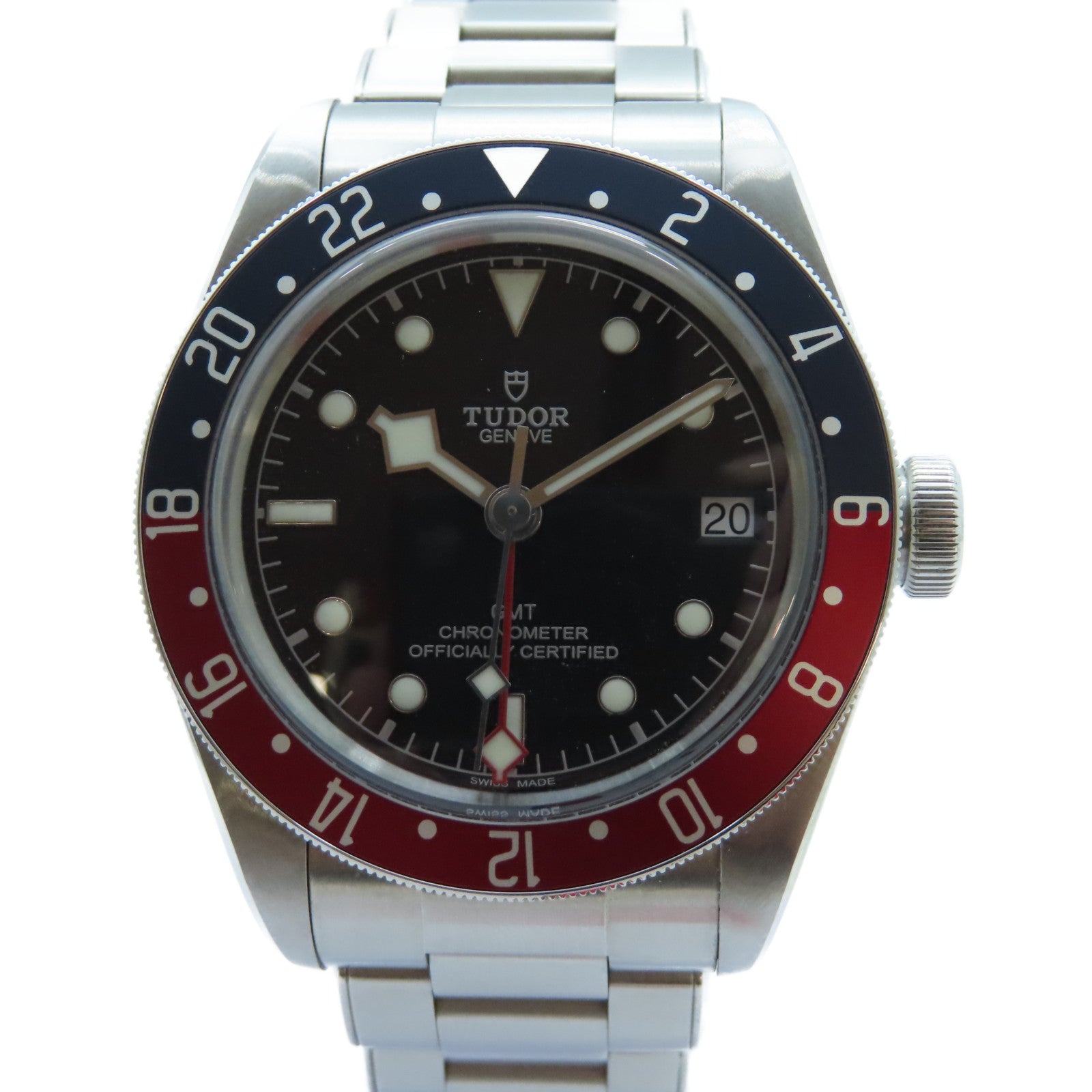 TUDOR Black Bay GMT不鏽鋼手錶自動機芯黑色