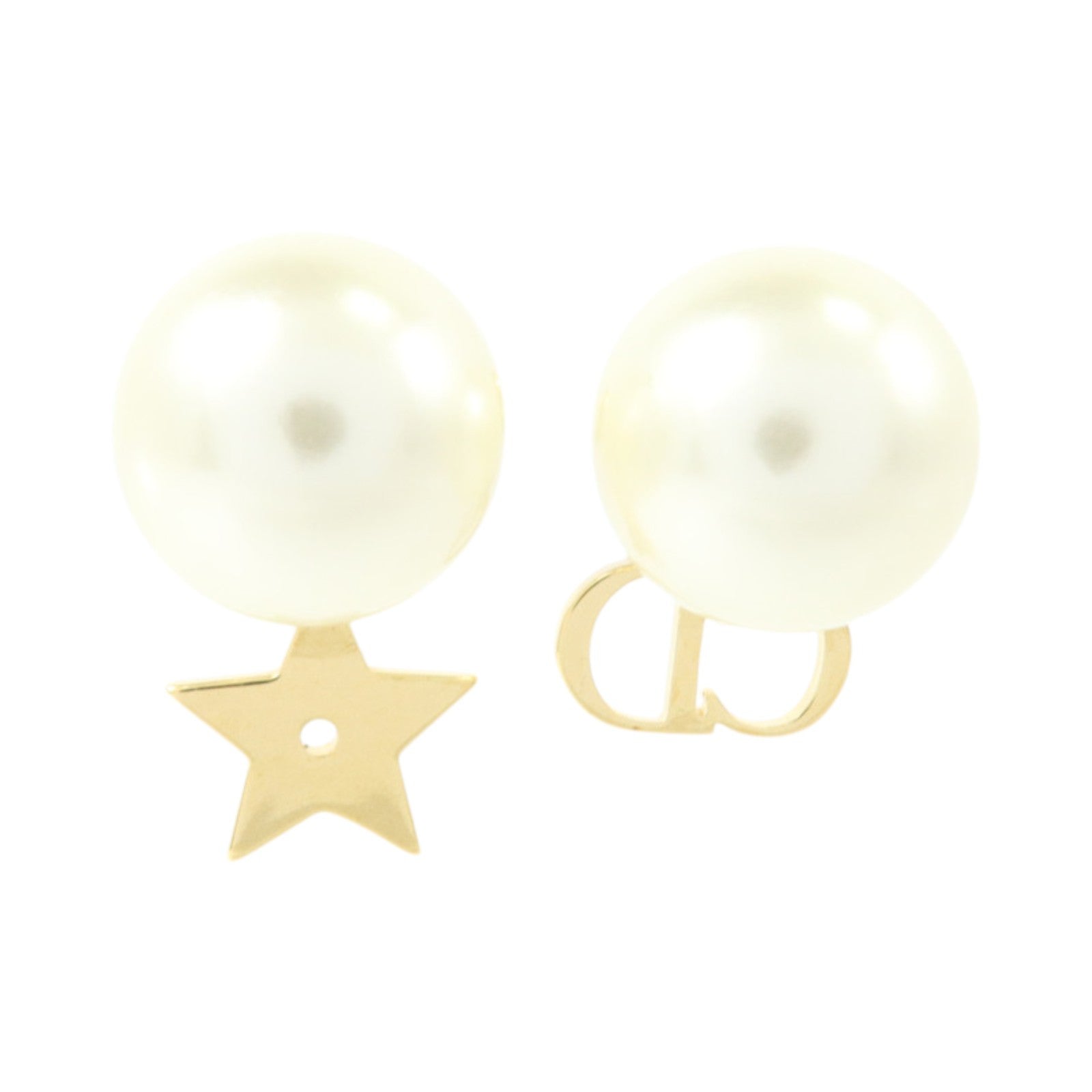 Dior PVC/金屬Tribales Earrings耳環