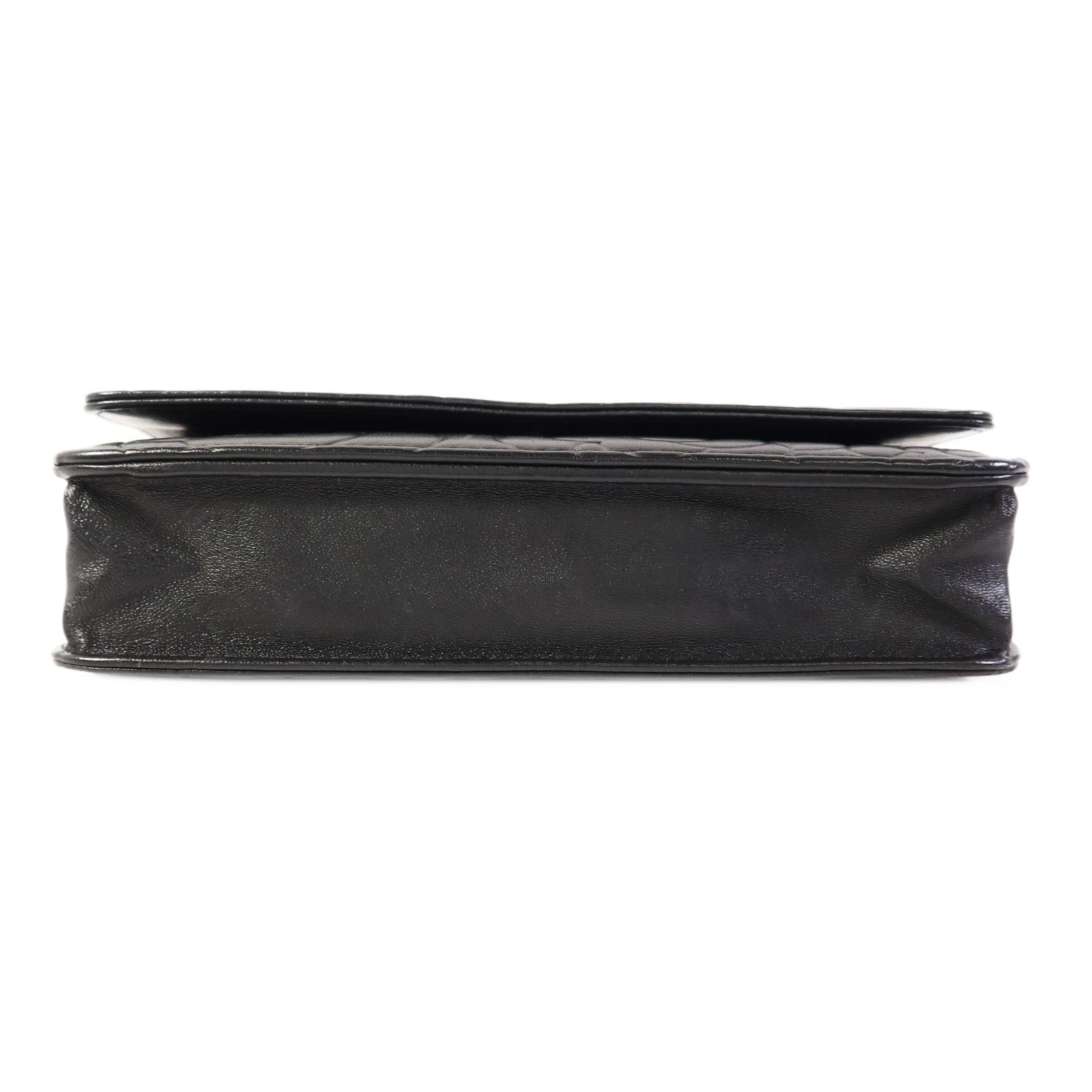 CHANEL 羊皮皮革WOC Wallet On Chain銀扣鏈帶肩背袋