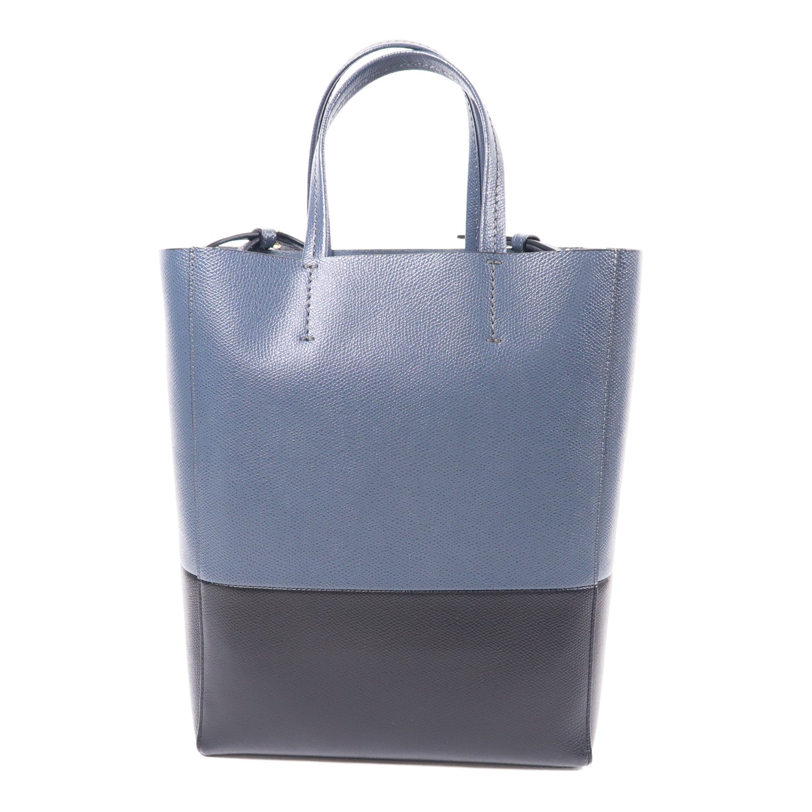 CELINE 【激減優惠】牛皮皮革Cabas Vertical金扣手挽肩背兩用袋