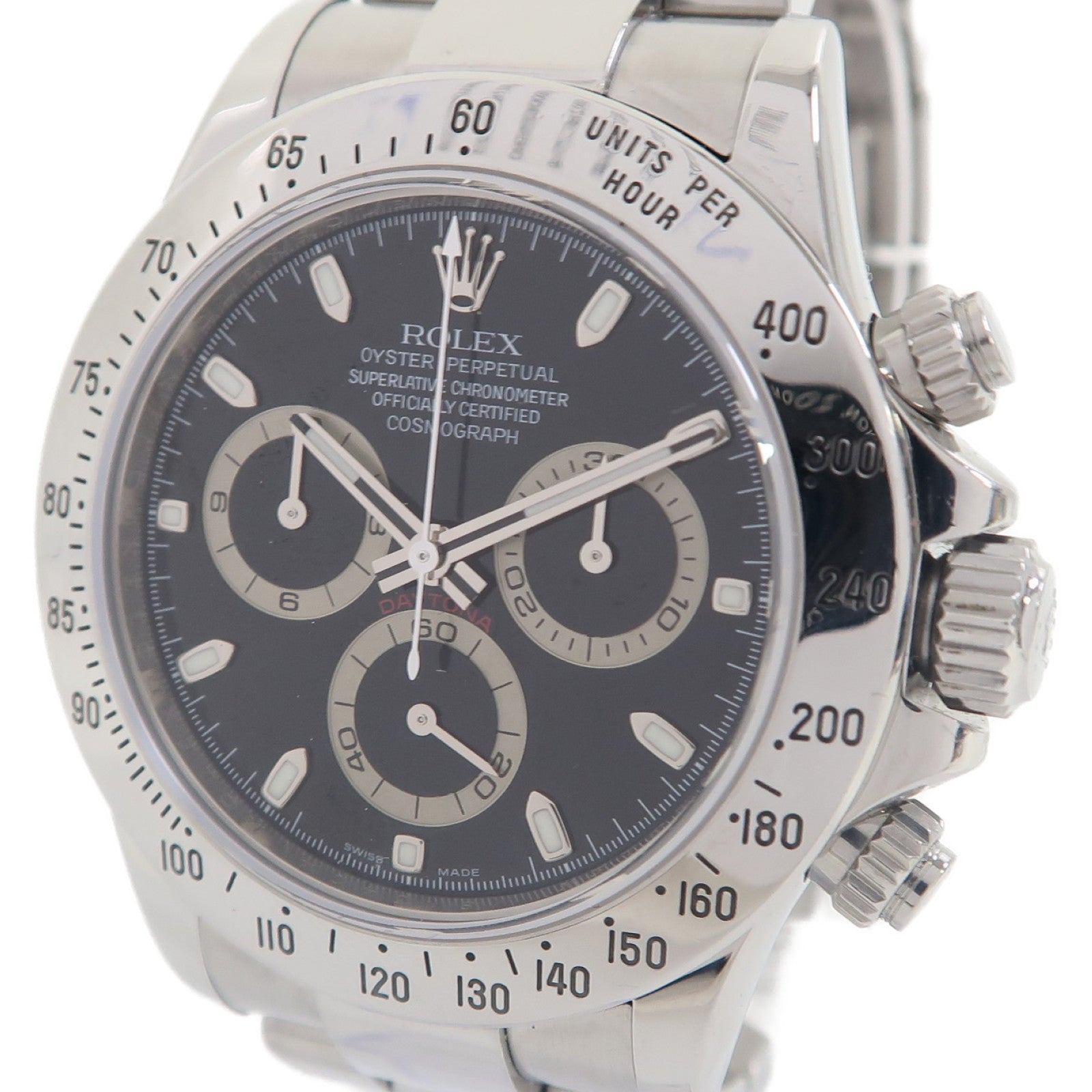 ROLEX Daytona不鏽鋼手錶自動機芯黑色