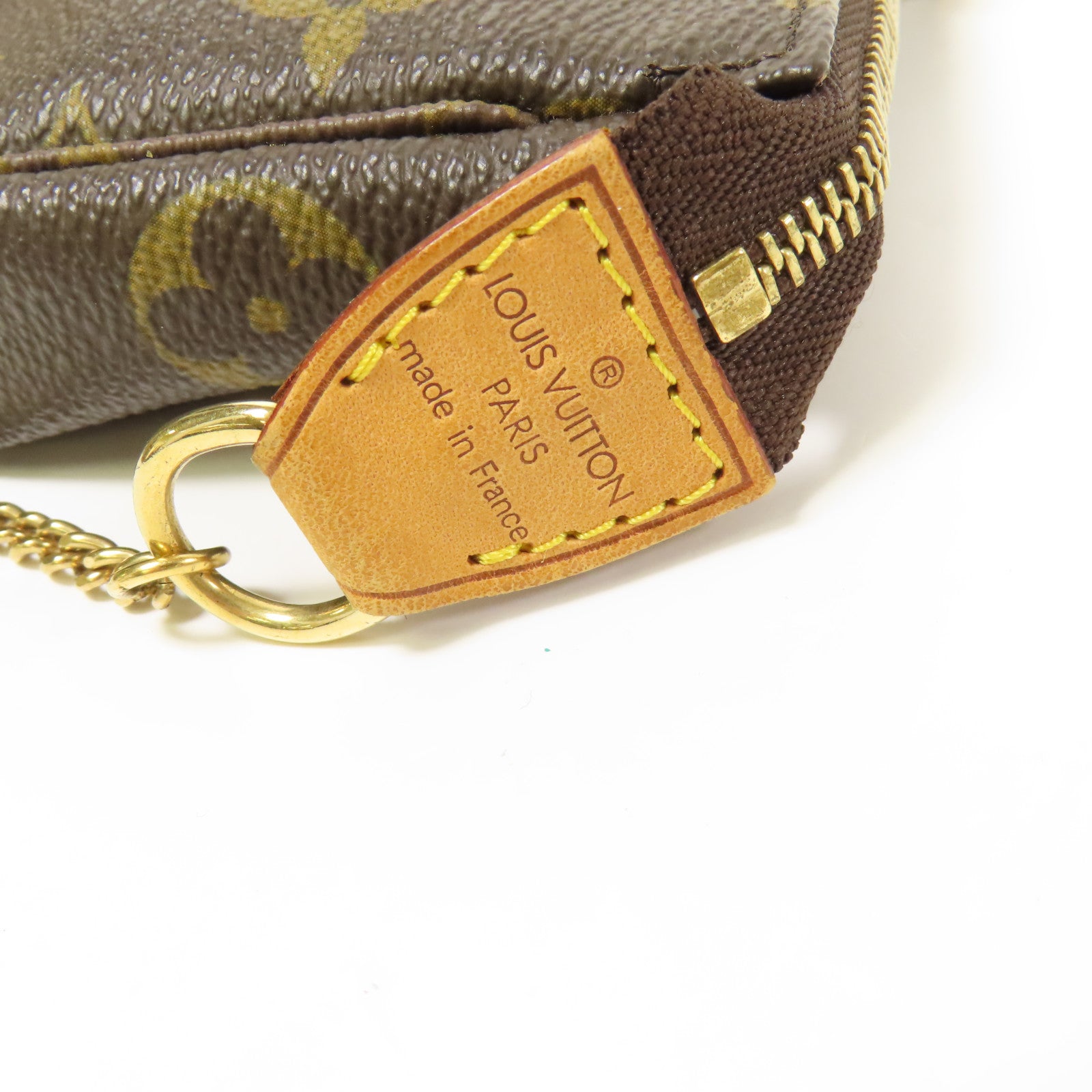 LOUIS VUITTON Monogram Mini Pochette Accessoires金扣手挽袋