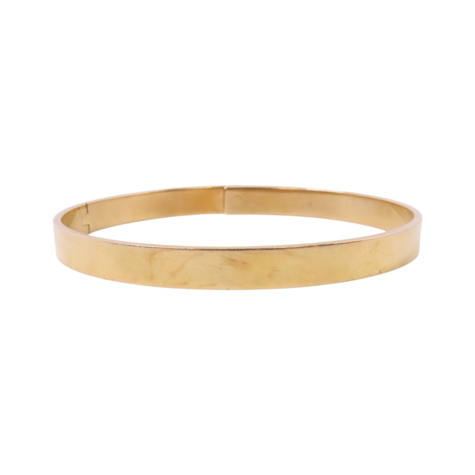 HERMES 18K玫瑰金Kelly Black Sapphire Bangle金扣黑色藍寶石手鐲