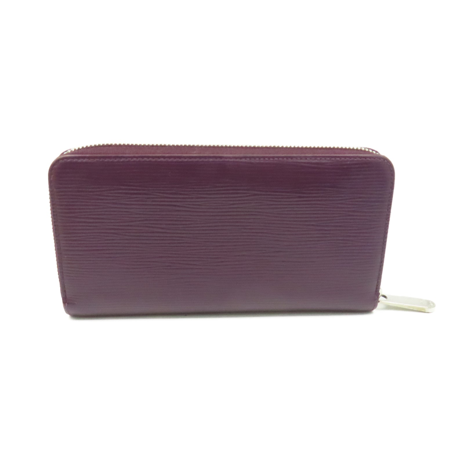 LOUIS VUITTON 【激減優惠】Epi Round Zipper Long Wallet銀扣拉鏈長錢包紫色