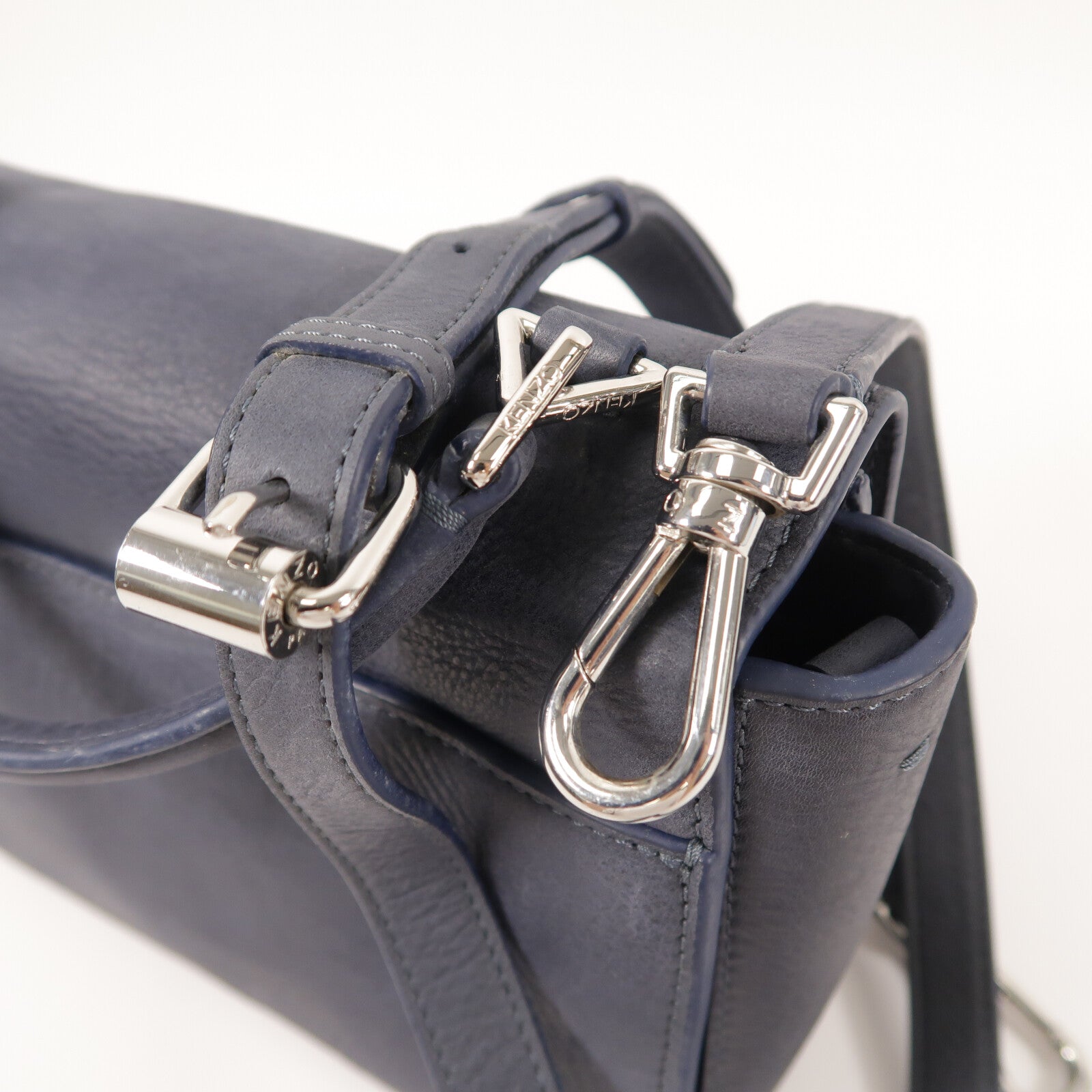 KENZO 牛皮皮革2 Way Shoulder Bag手挽肩背兩用袋