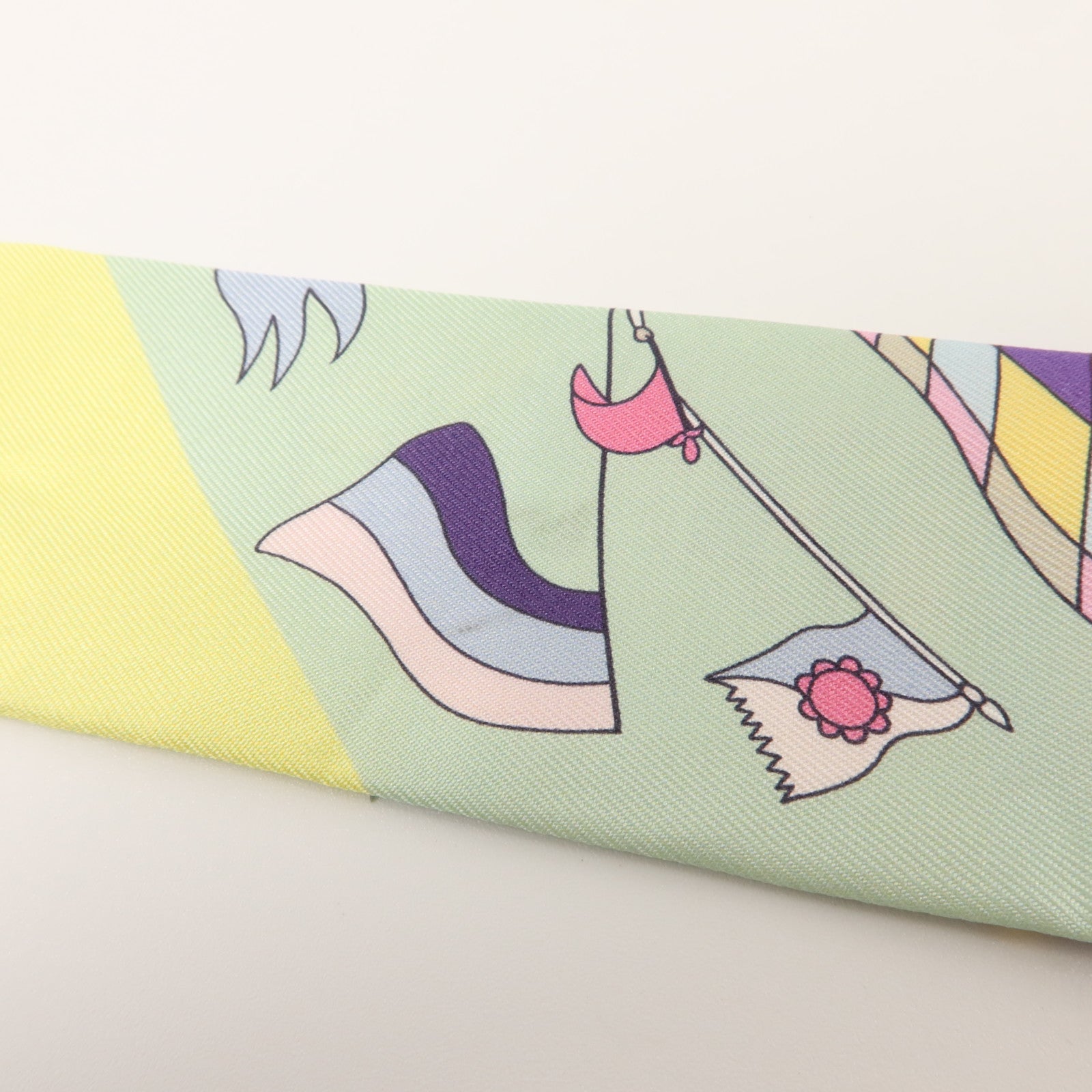 HERMES 絲質Twilly絲巾