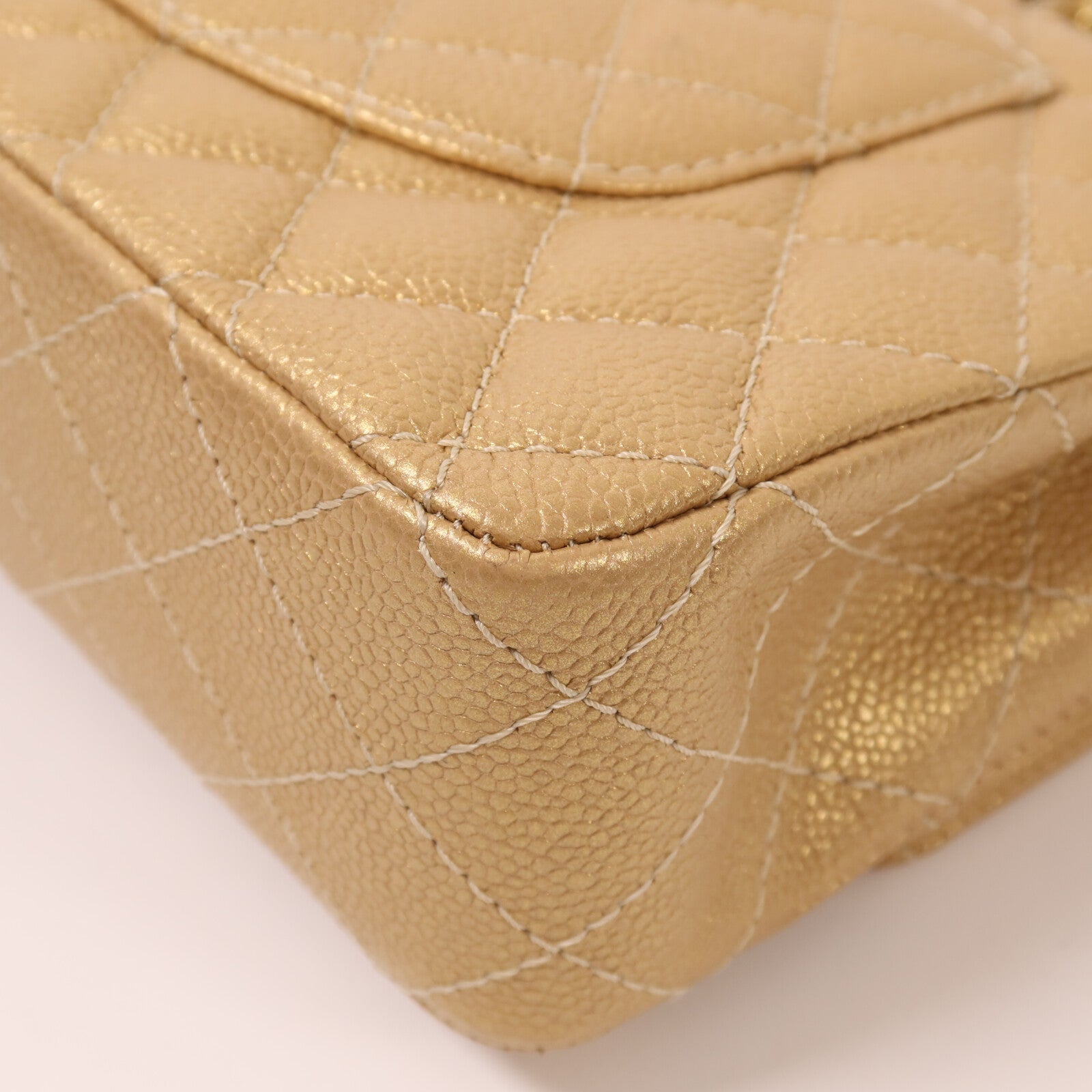 CHANEL 牛皮皮革Classic 25金扣鏈帶肩背袋