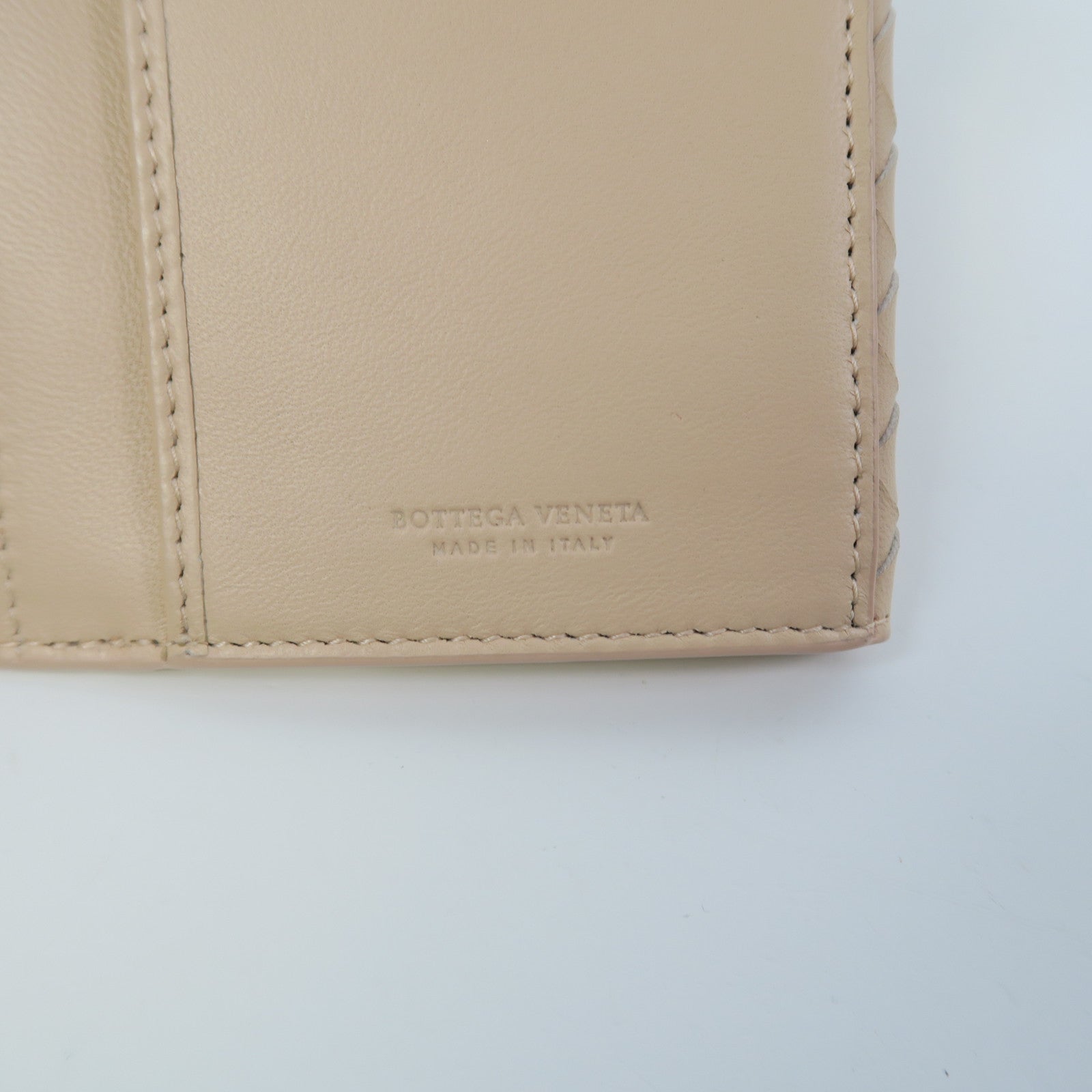 BOTTEGA VENETA **【激減優惠】織紋皮革Long Wallet長錢包粉紅色