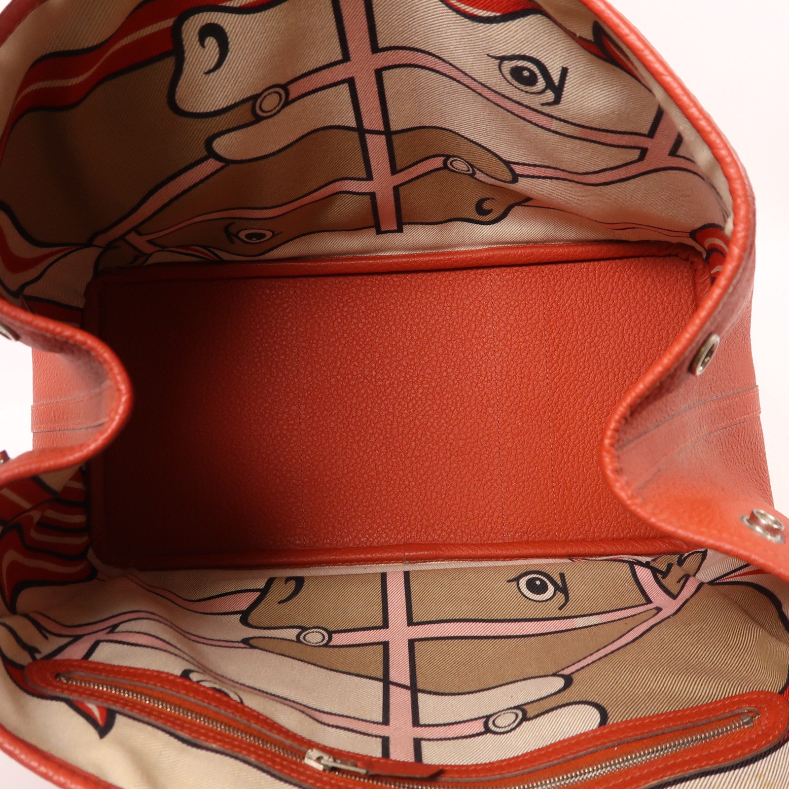 HERMES Negonda皮革Garden Party PM銀扣手挽袋