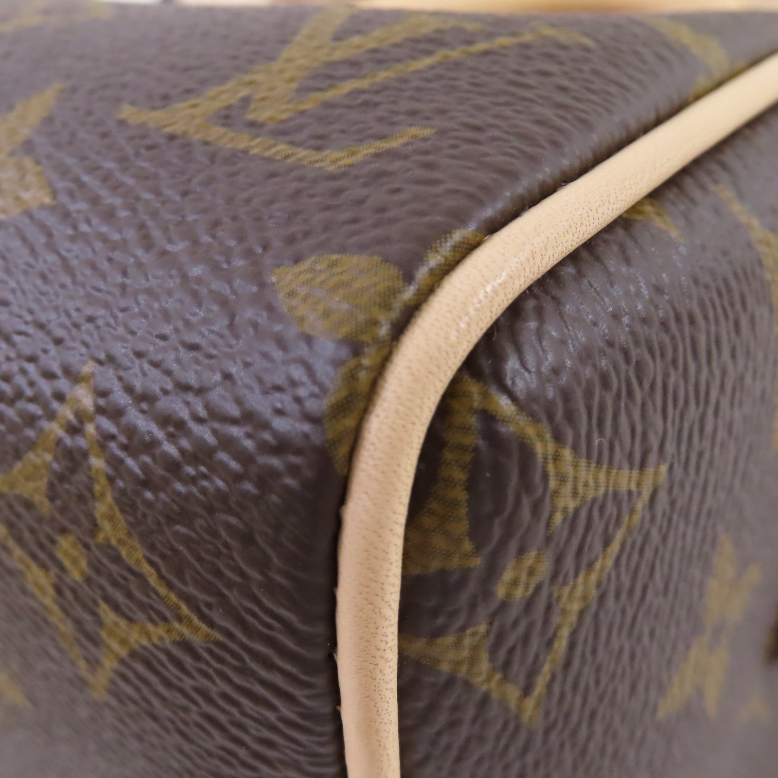 LOUIS VUITTON Monogram Speedy Bandouliere 20 Bag金扣手挽肩背兩用袋啡色