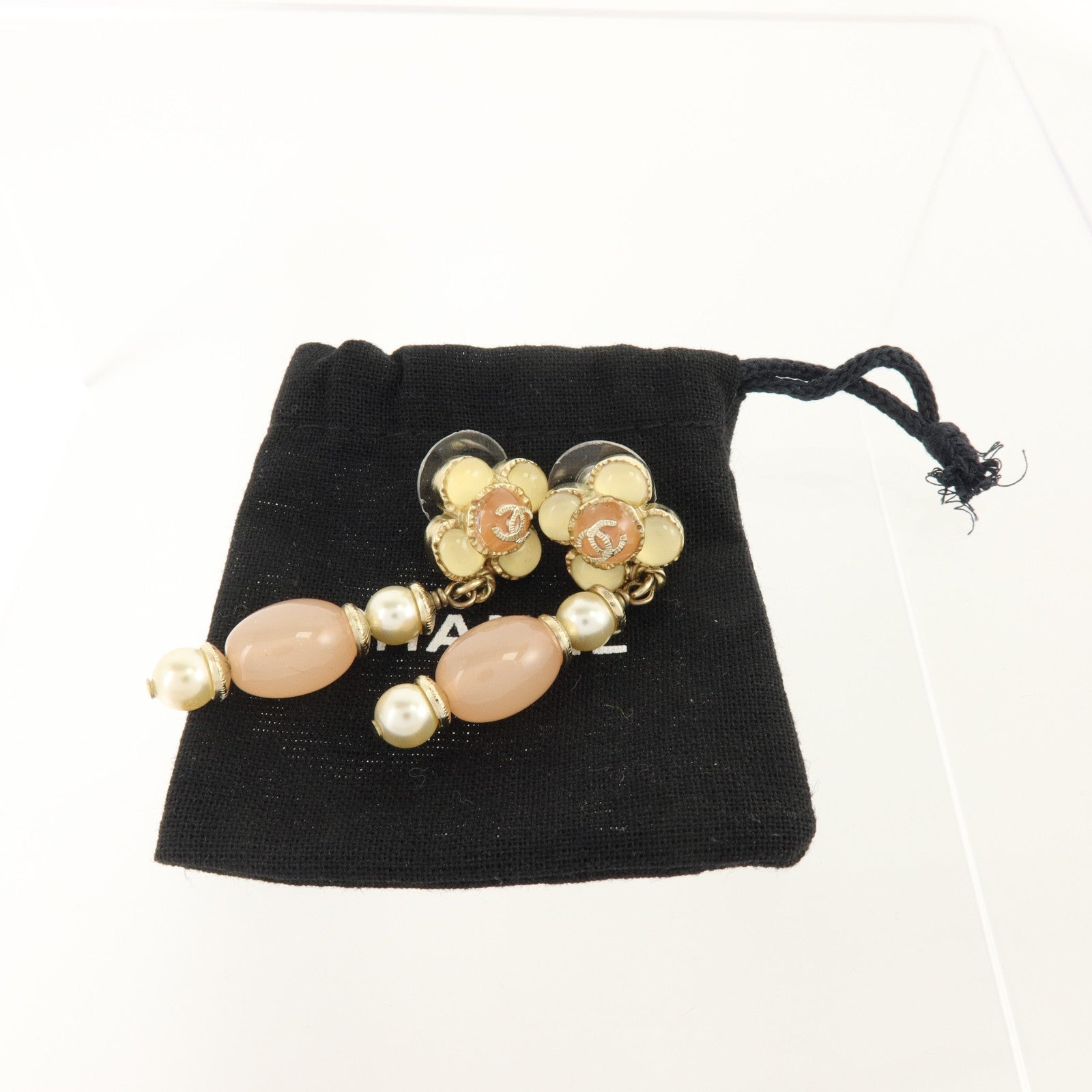 CHANEL 金屬/PVC Earrings耳環