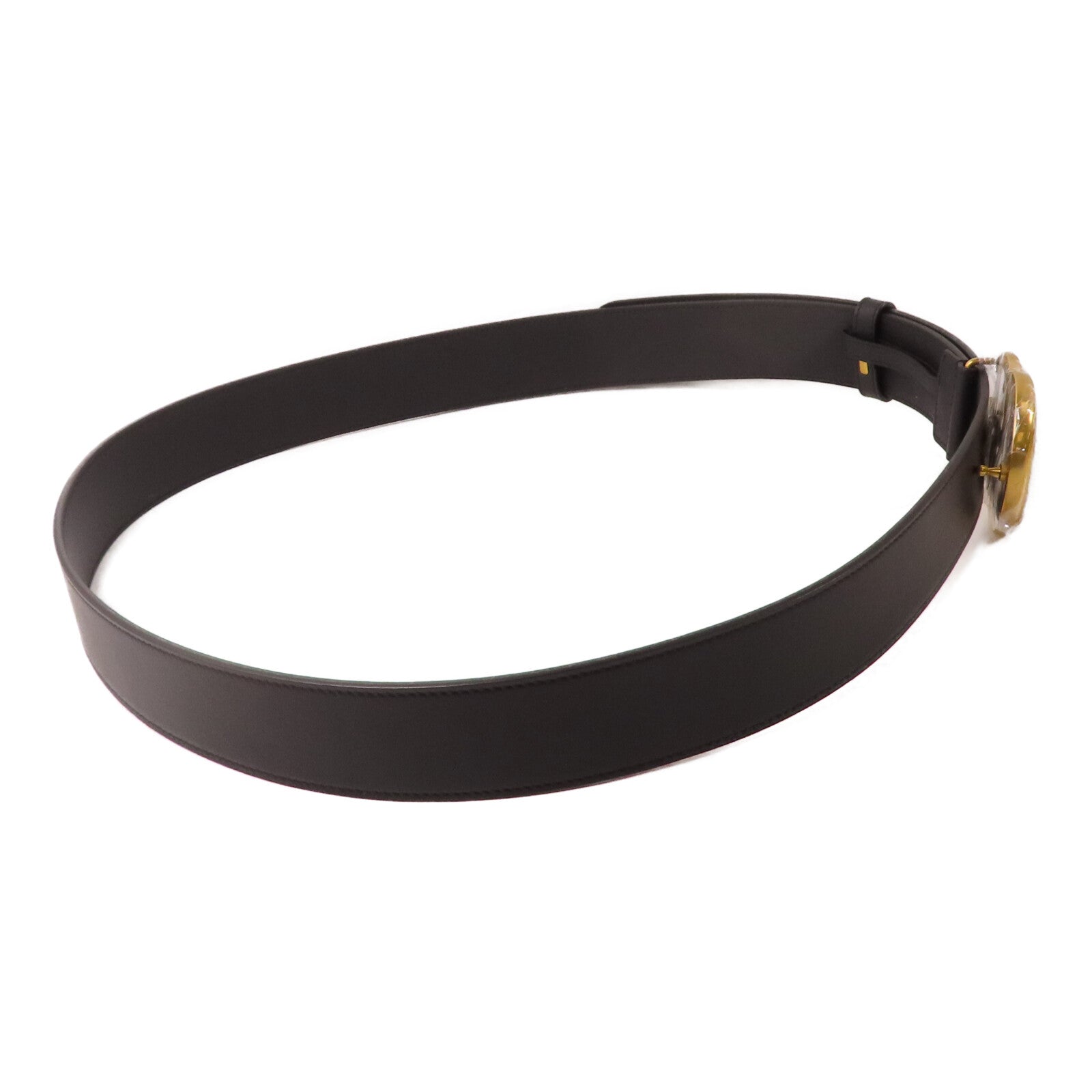 GUCCI 牛皮皮革Belt金扣皮帶