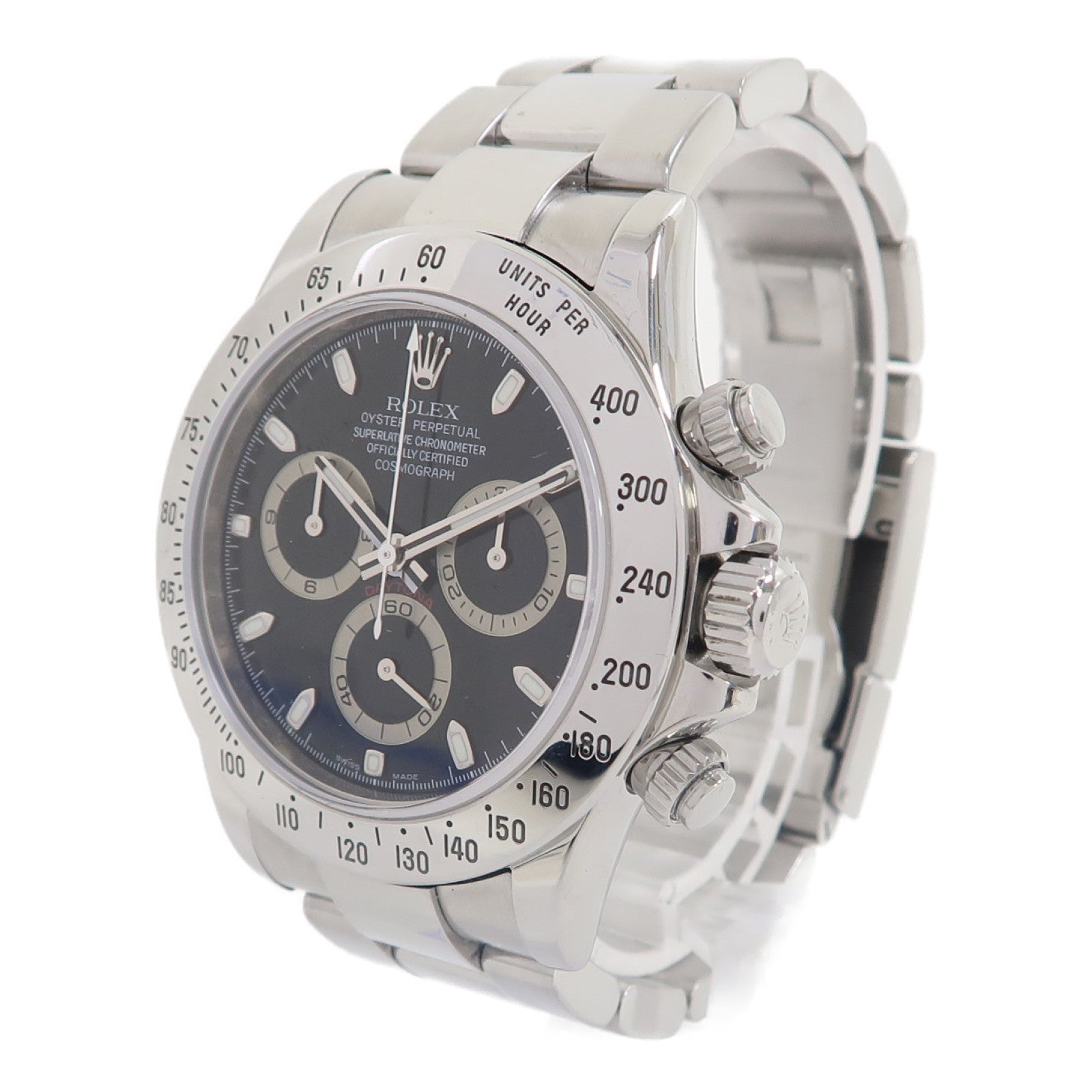 ROLEX Daytona不鏽鋼手錶自動機芯黑色