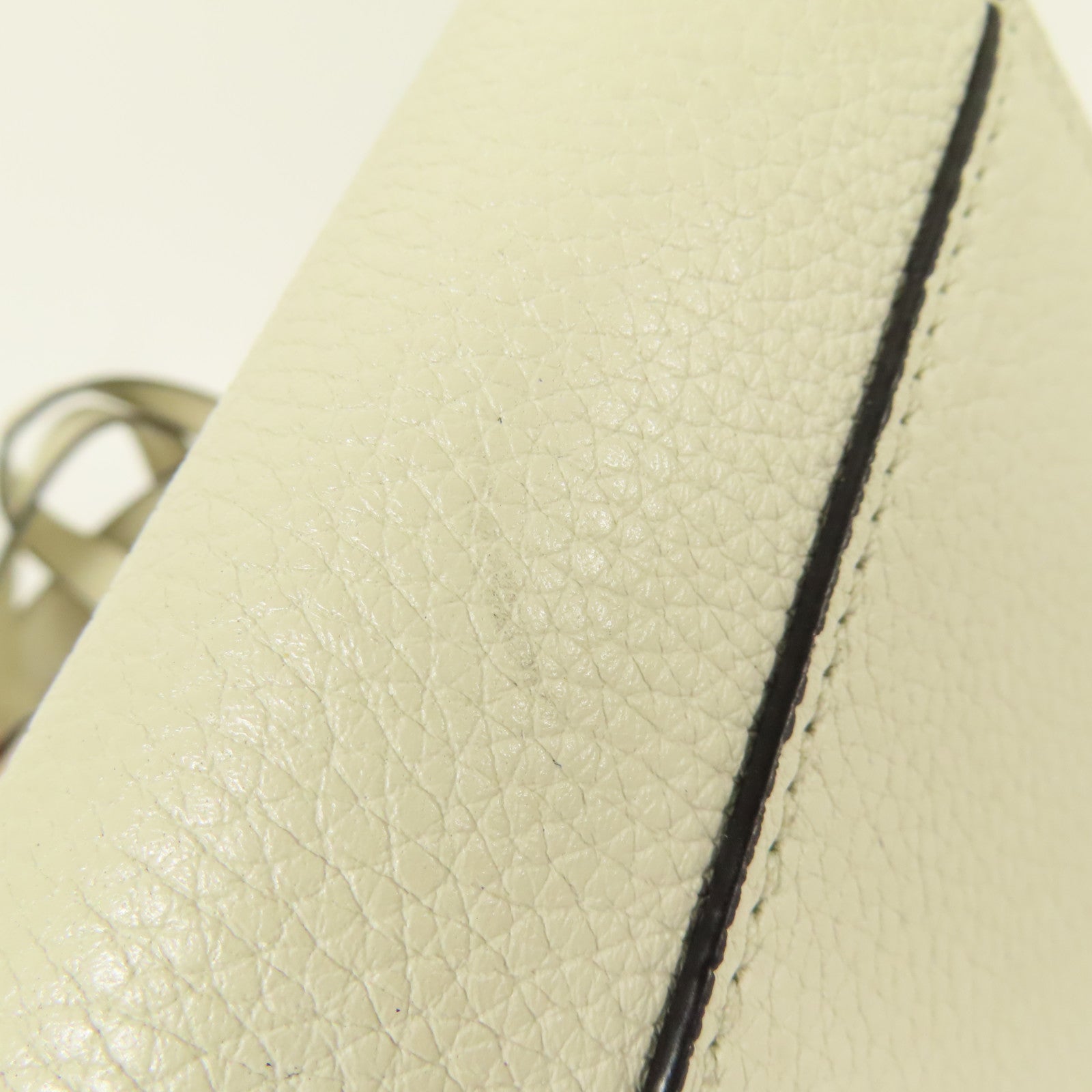 LOEWE 牛皮皮革Mini Hammock銀扣手挽肩背兩用袋
