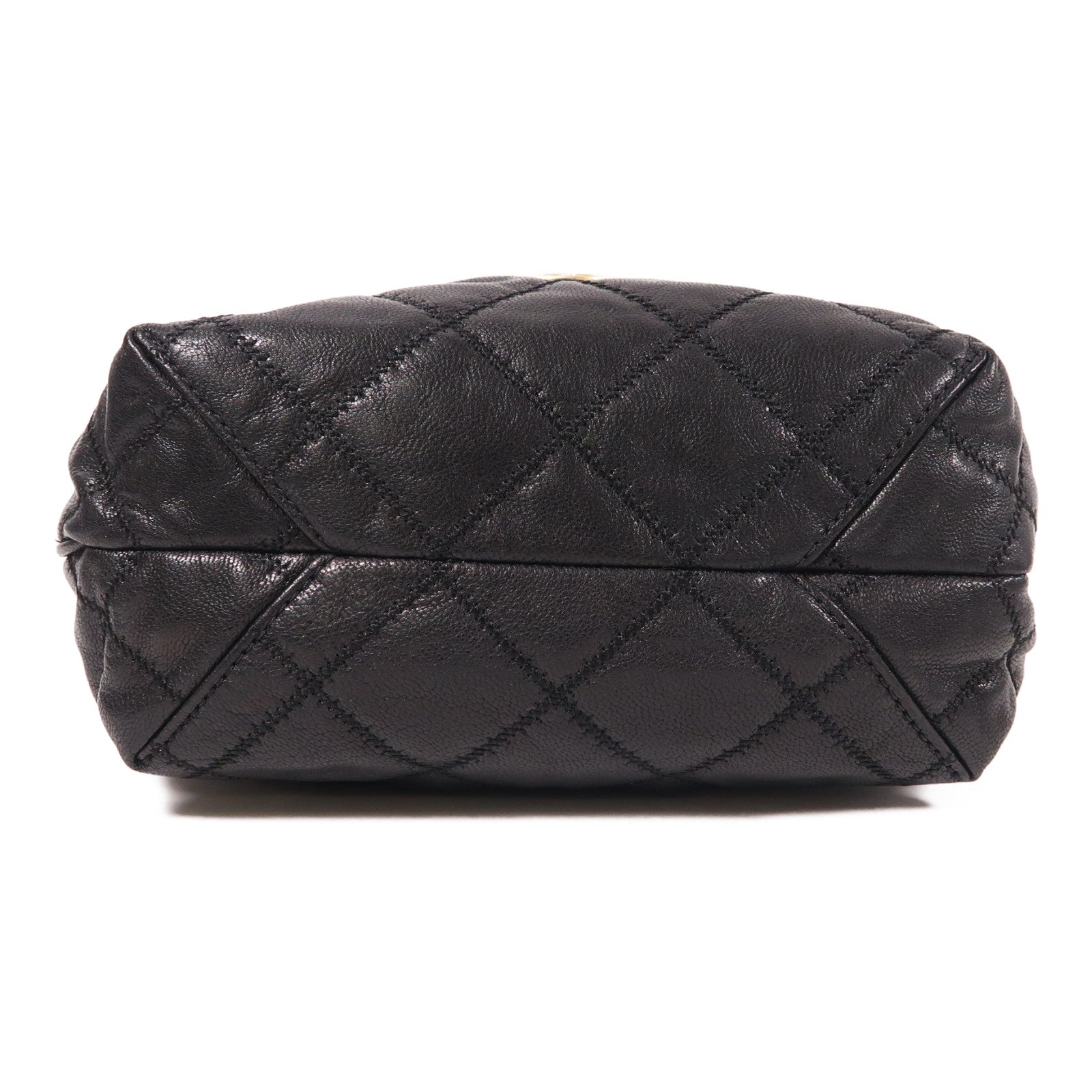 Tory Burch 皮革Willa Small Drawstring Bag金扣鏈帶手挽肩背兩用袋