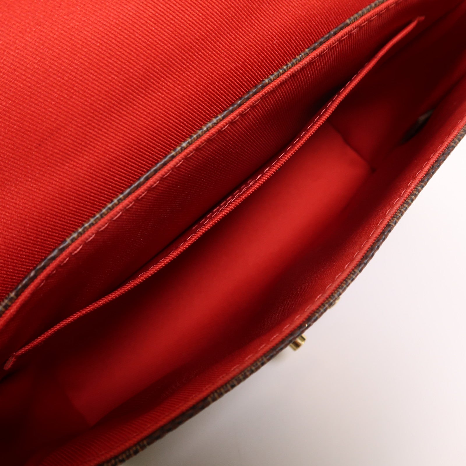 LOUIS VUITTON 【激減優惠】Damier Croisette金扣手挽肩背兩用袋