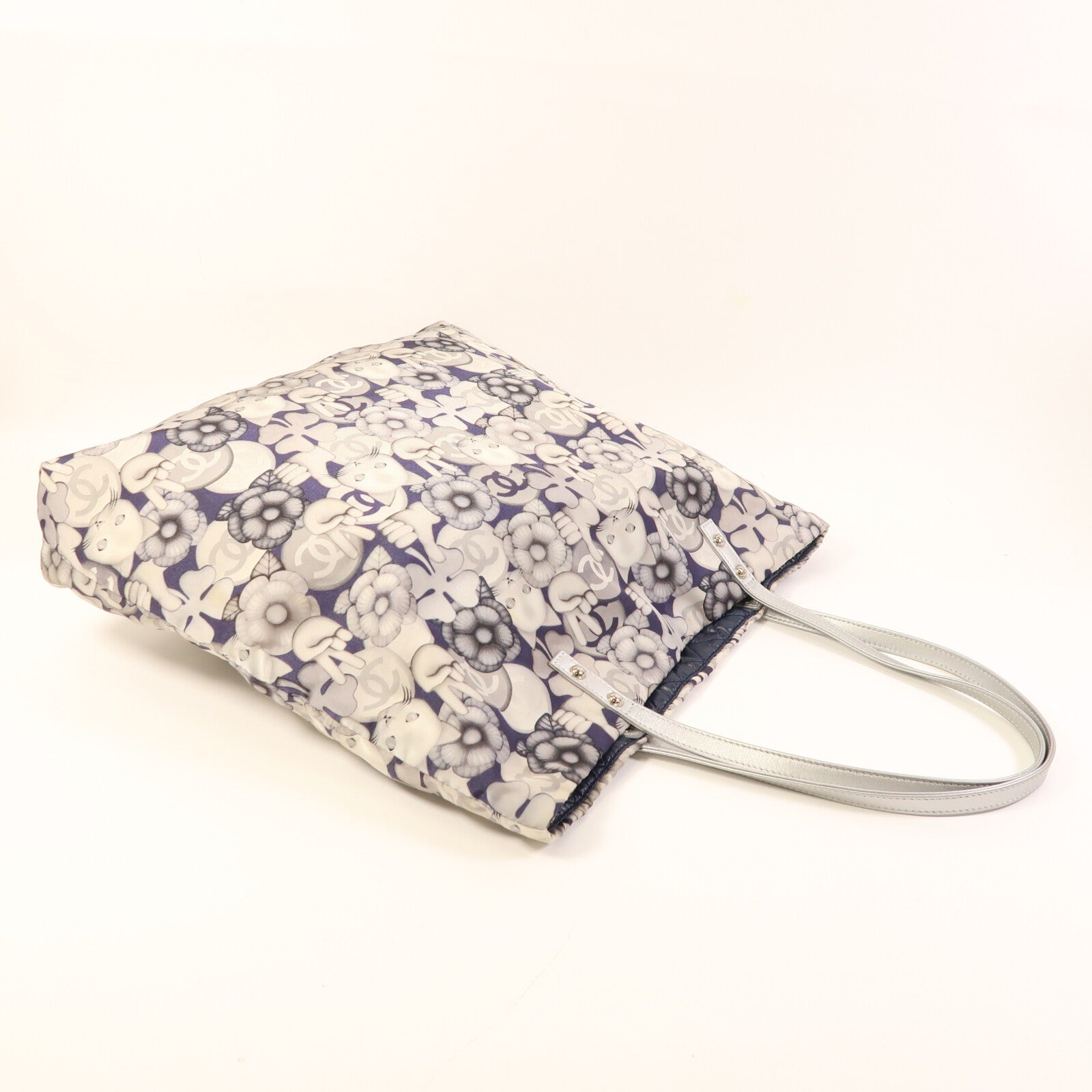 CHANEL 帆布Tote Bag肩背袋