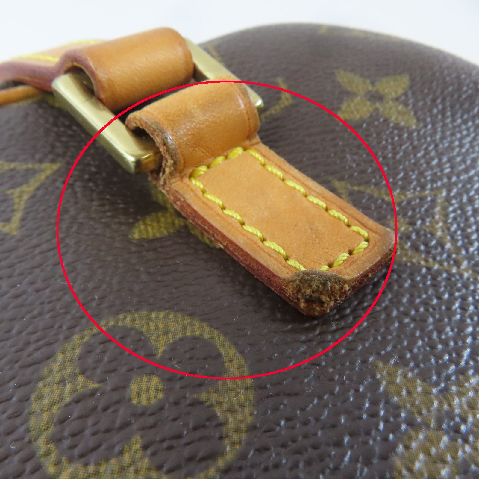 LOUIS VUITTON Monogram Cite MM金扣肩背袋啡色