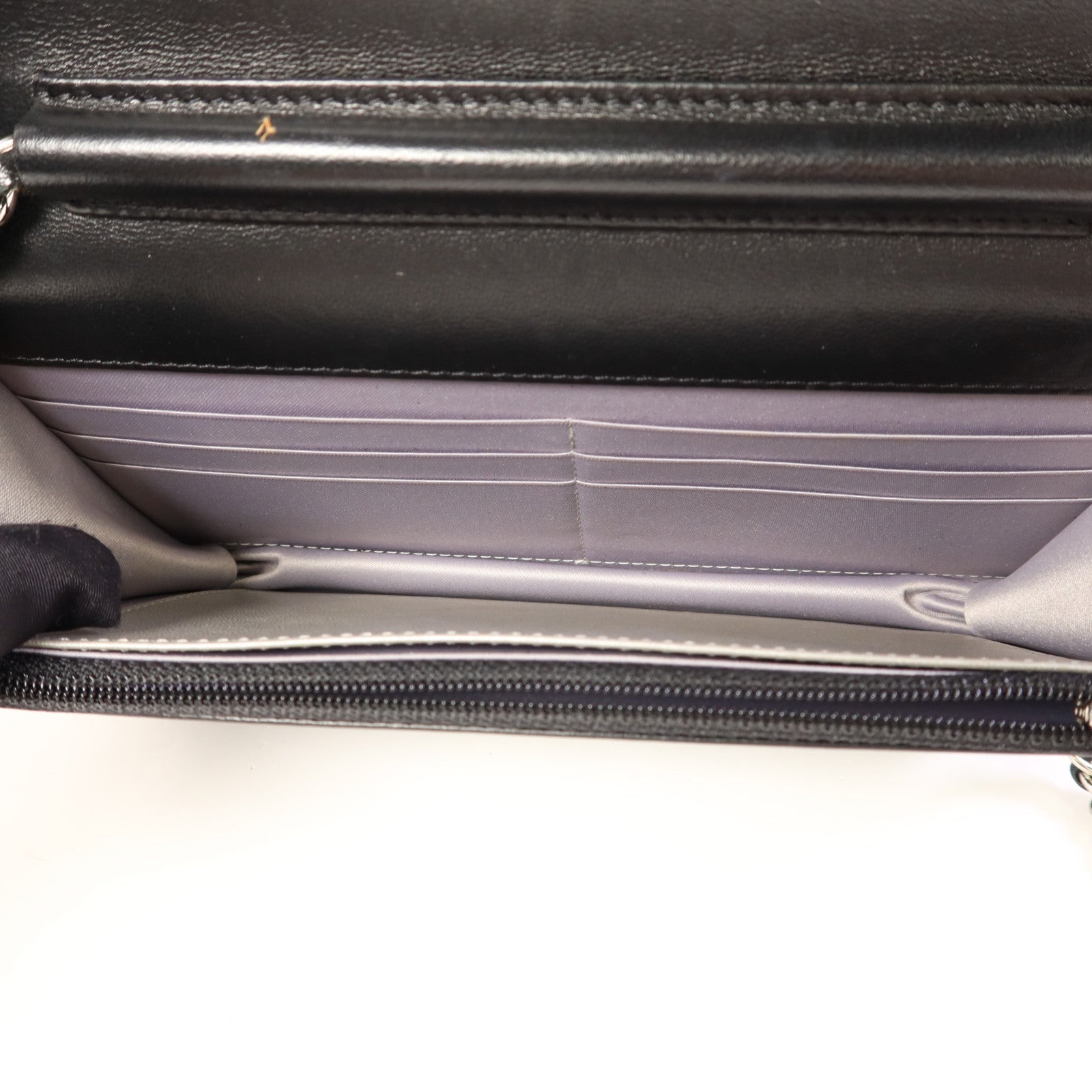 CHANEL 羊皮皮革WOC Wallet On Chain銀扣鏈帶肩背袋