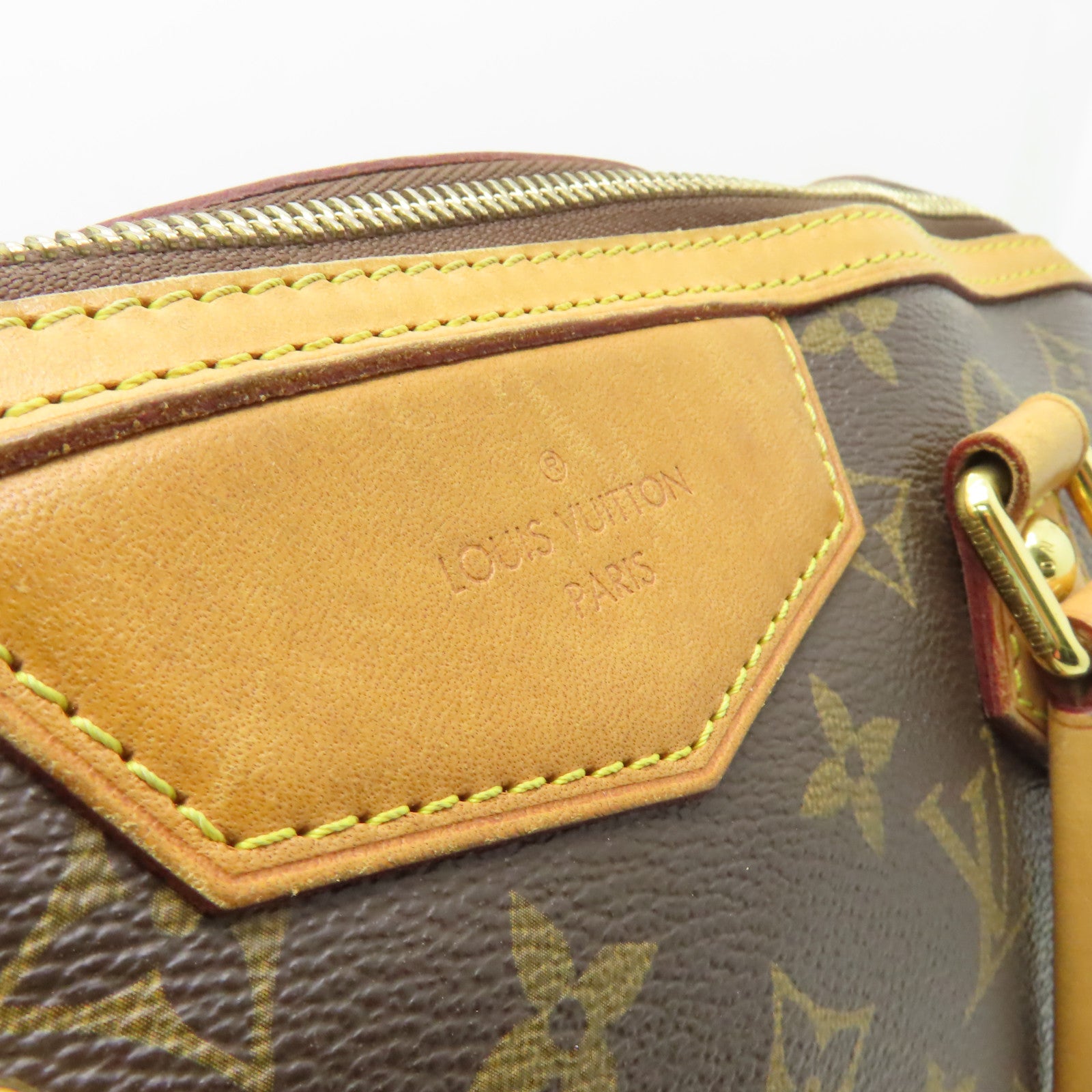 LOUIS VUITTON 【激減優惠】Monogram Retiro PM金扣手挽肩背兩用袋棕色