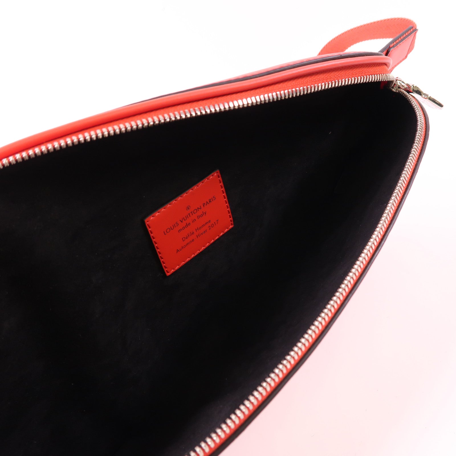 LOUIS VUITTON Epi LV X Supreme Crossbody銀扣腰包/肩背袋