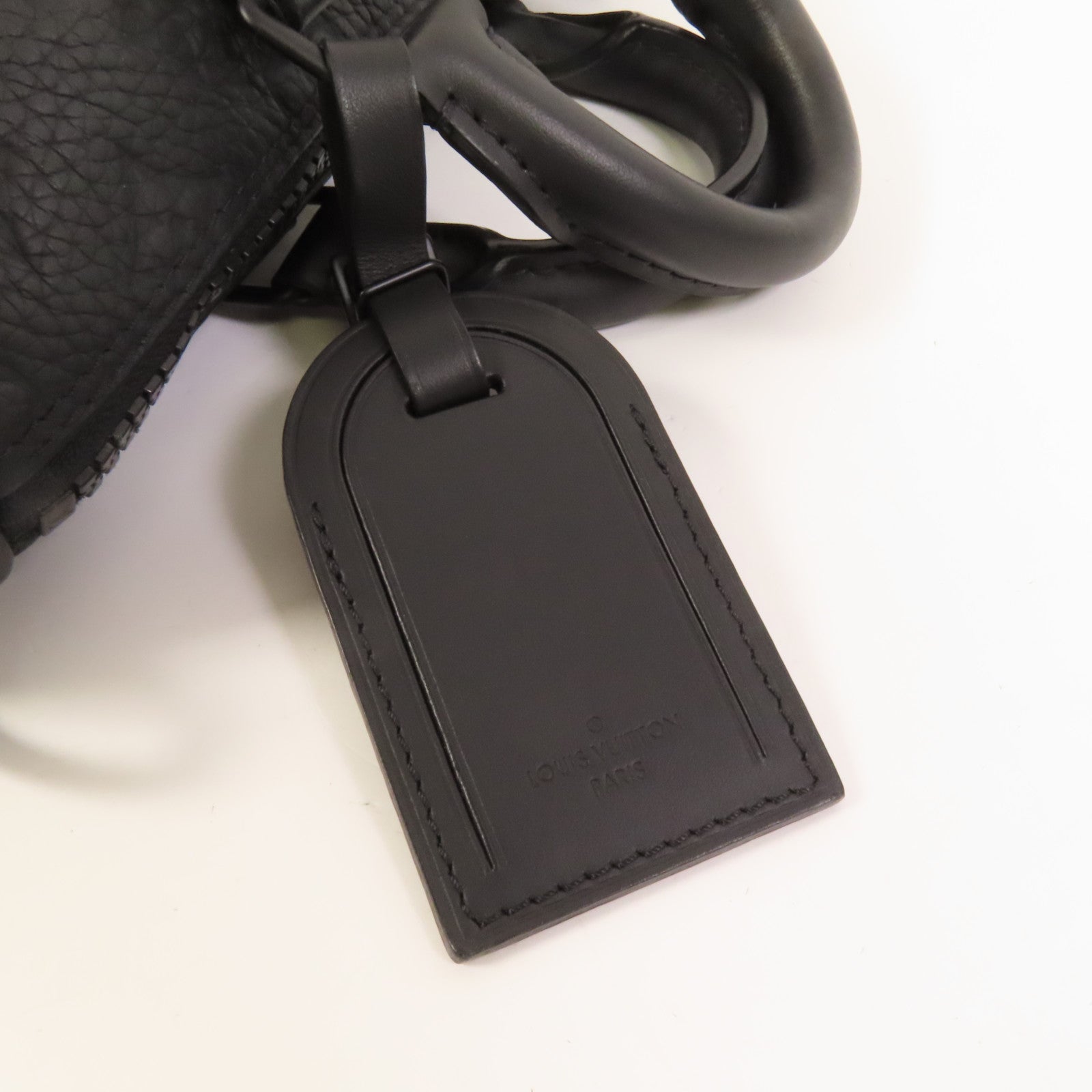 LOUIS VUITTON Taurillon Monogram Keepall Bandouliere 25手挽肩背兩用袋