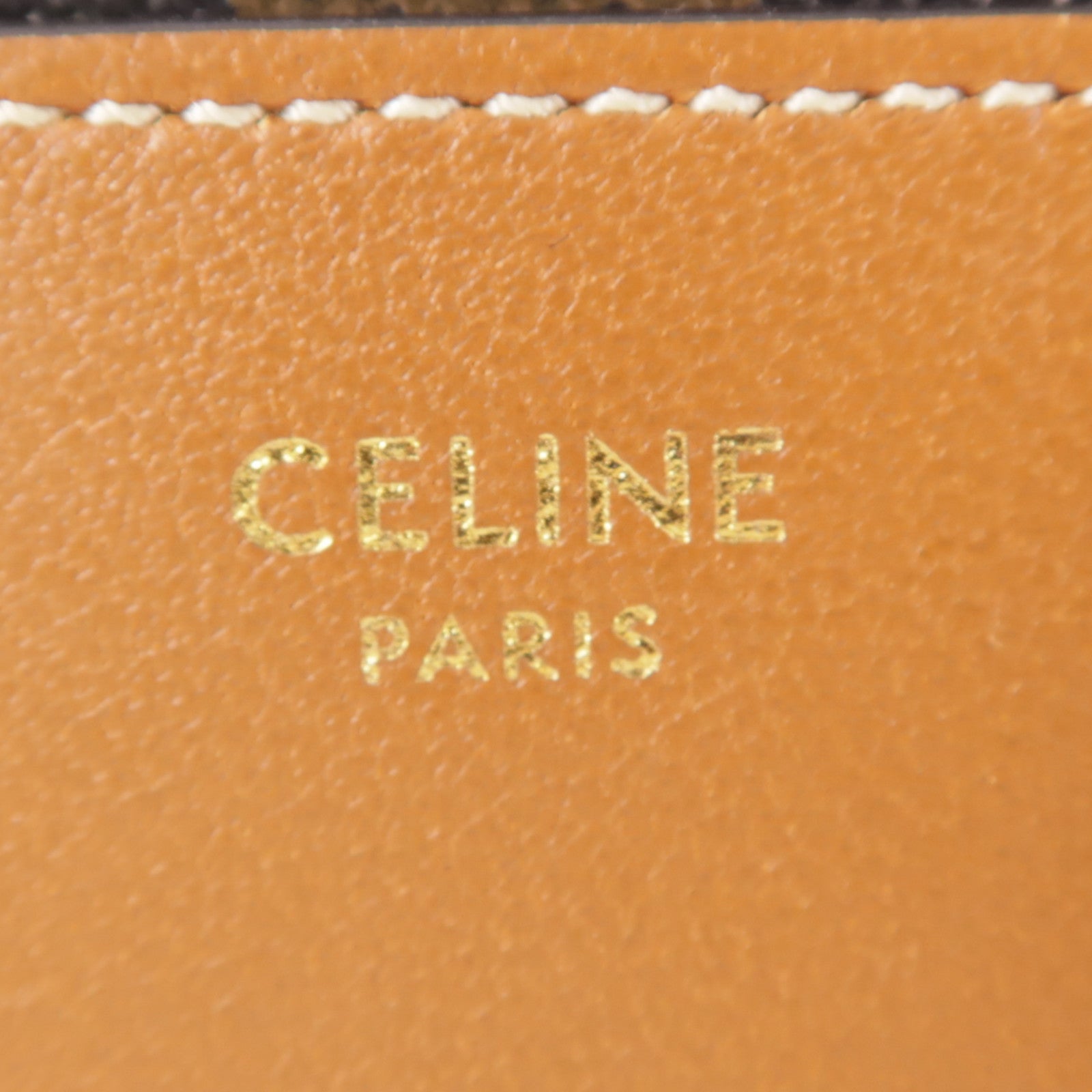 CELINE 塗層帆布Card Case金扣零錢包