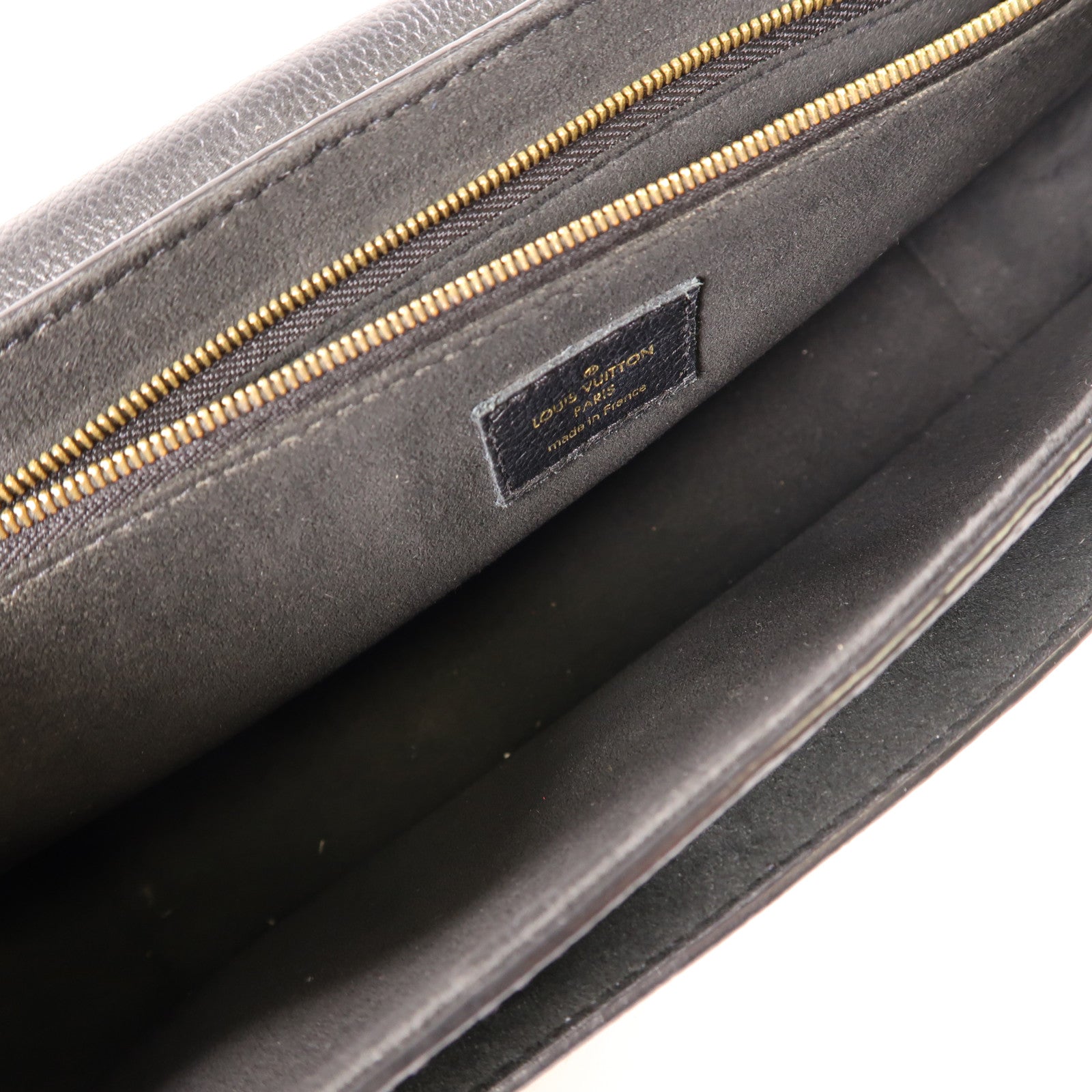 LOUIS VUITTON 【激減優惠】Monogram Empreinte Vavin金扣鏈帶肩背袋黑色