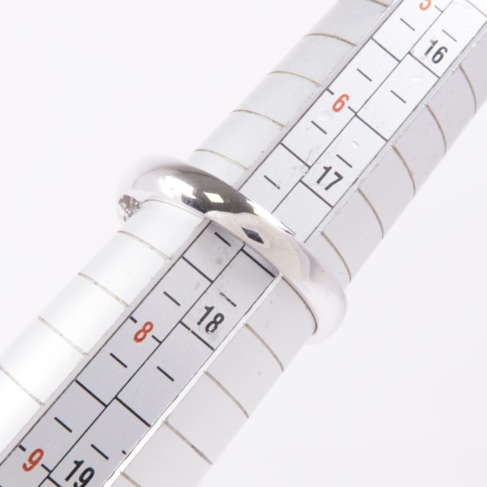 JEWELRY 18K白金Jade/Diamond Ring翡翠/鑽石戒指US#7