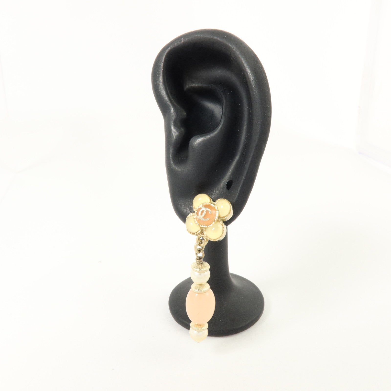 CHANEL 金屬/PVC Earrings耳環