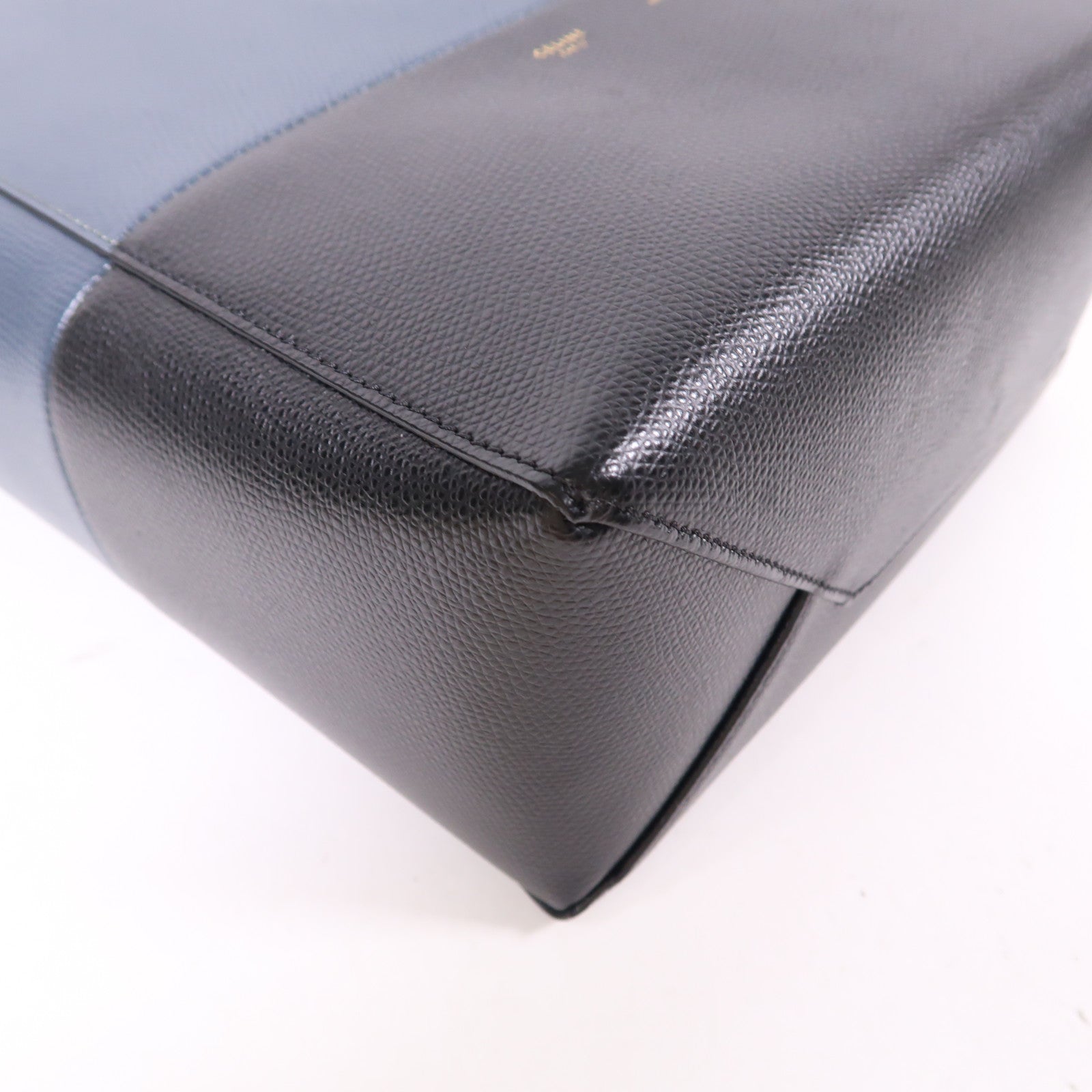 CELINE 牛皮皮革Cabas Vertical金扣手挽肩背兩用袋