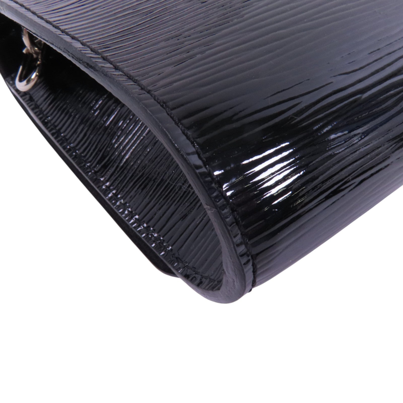 LOUIS VUITTON Epi Leather Pochette Louise PM銀扣肩背袋