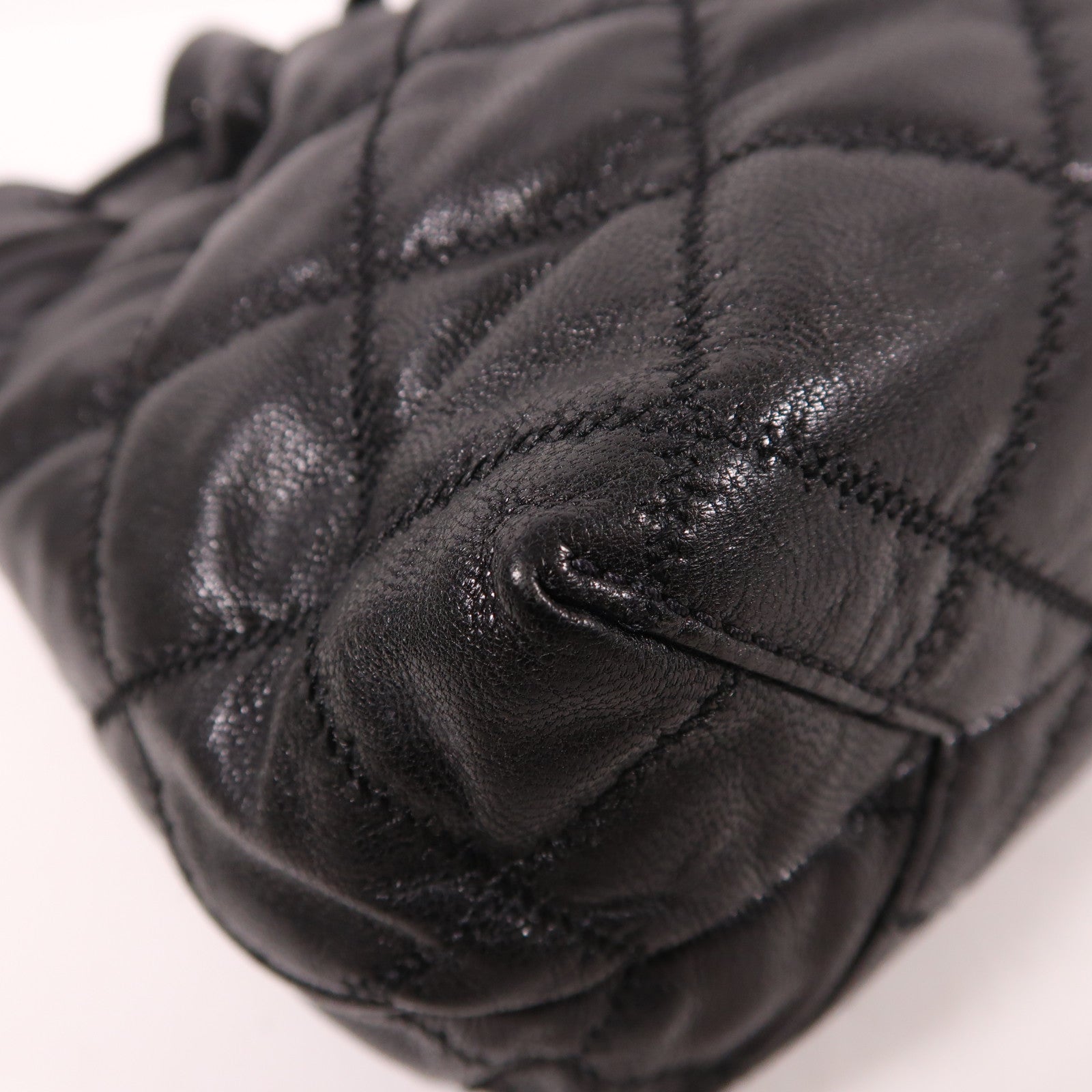 Tory Burch 皮革Willa Small Drawstring Bag金扣鏈帶手挽肩背兩用袋